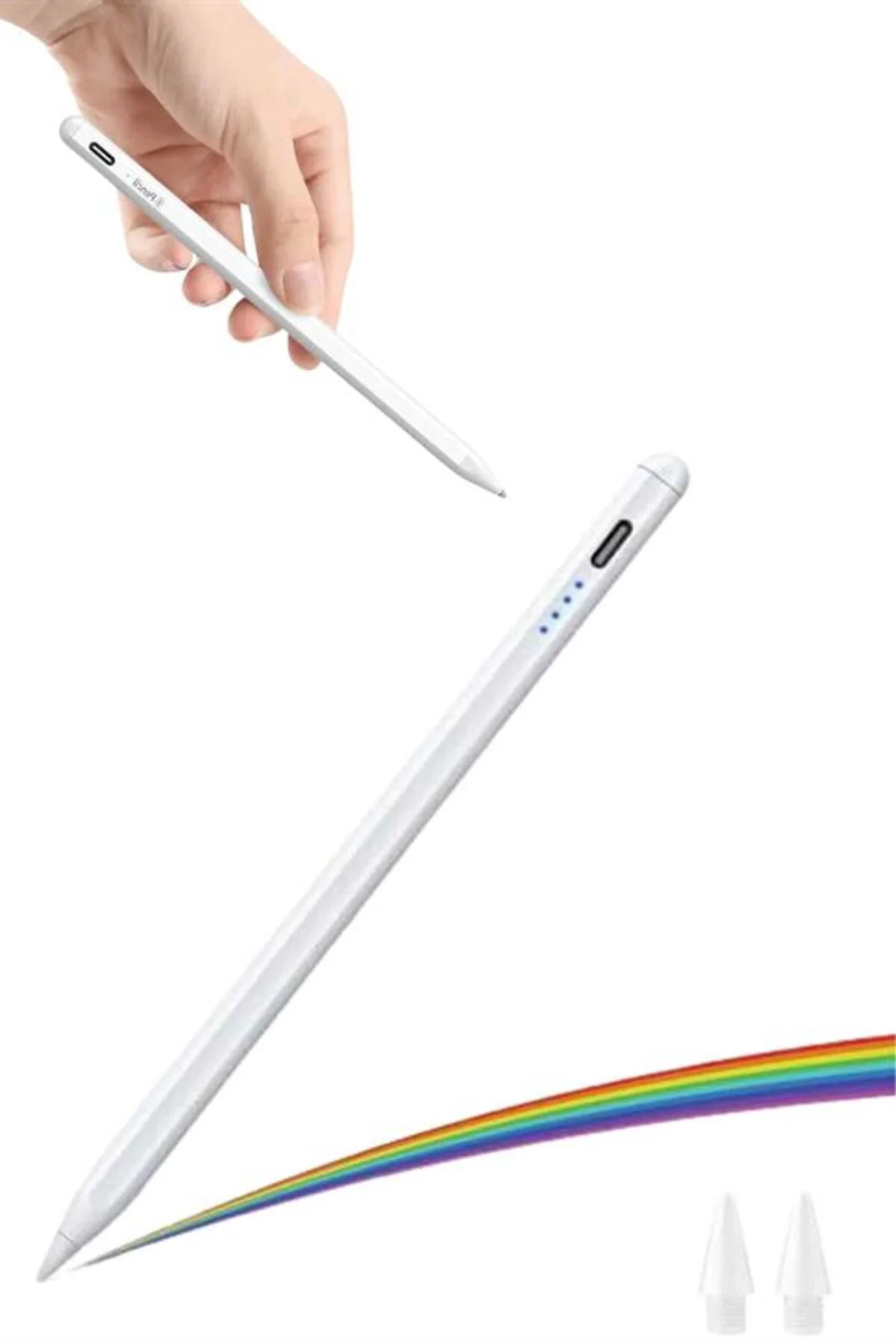 Dokunmatik Kalem Tablet Kalemi Çizim Stylus Kalem Yedek Uçlu - Li