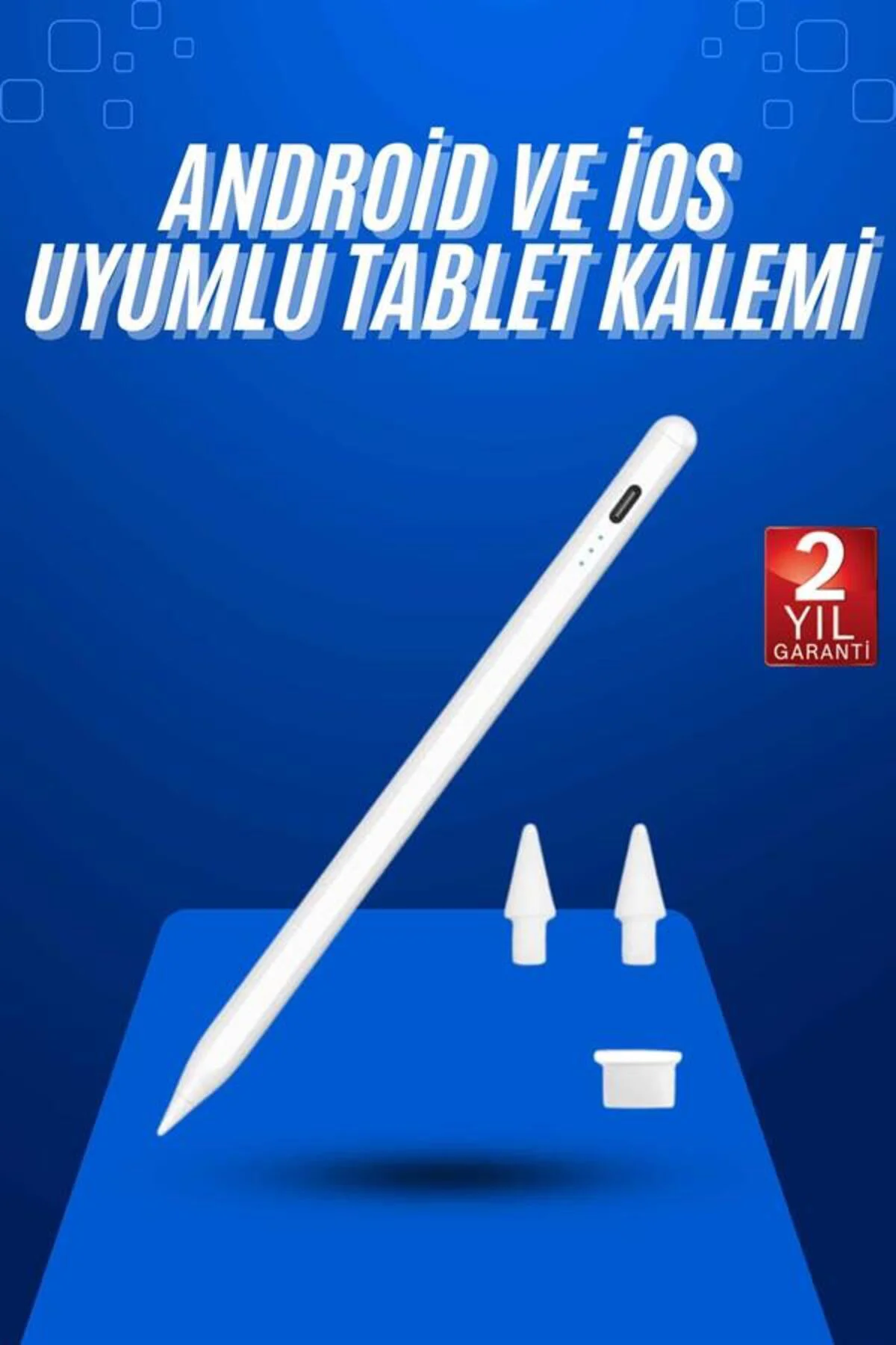 Dokunmatik Kalem Tablet Kalemi Çizim Stylus Kalem Yedek Uçlu - Li