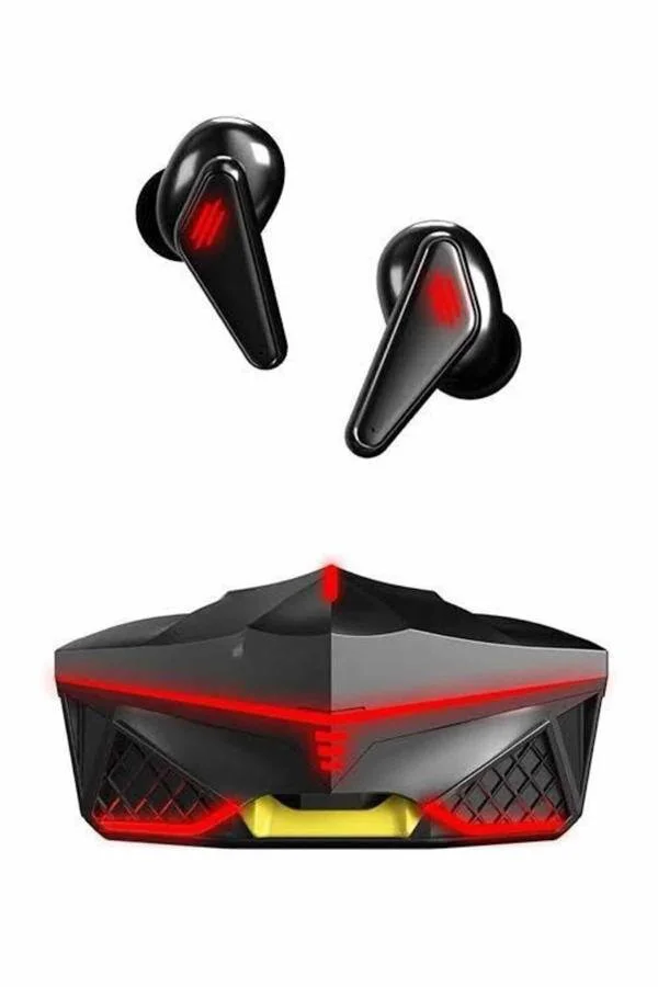 Dokunmatik Kontrol TWS Işıklı Kulaklık Kablosuz Oyuncu Kulaklığı - 0 Gecikme ve 32 LED Işık