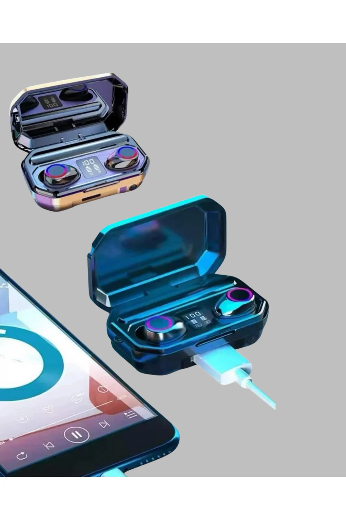 Dokunmatik Kontrollü Bluetooth Kulaklık – Gürültü Engelleme Özell