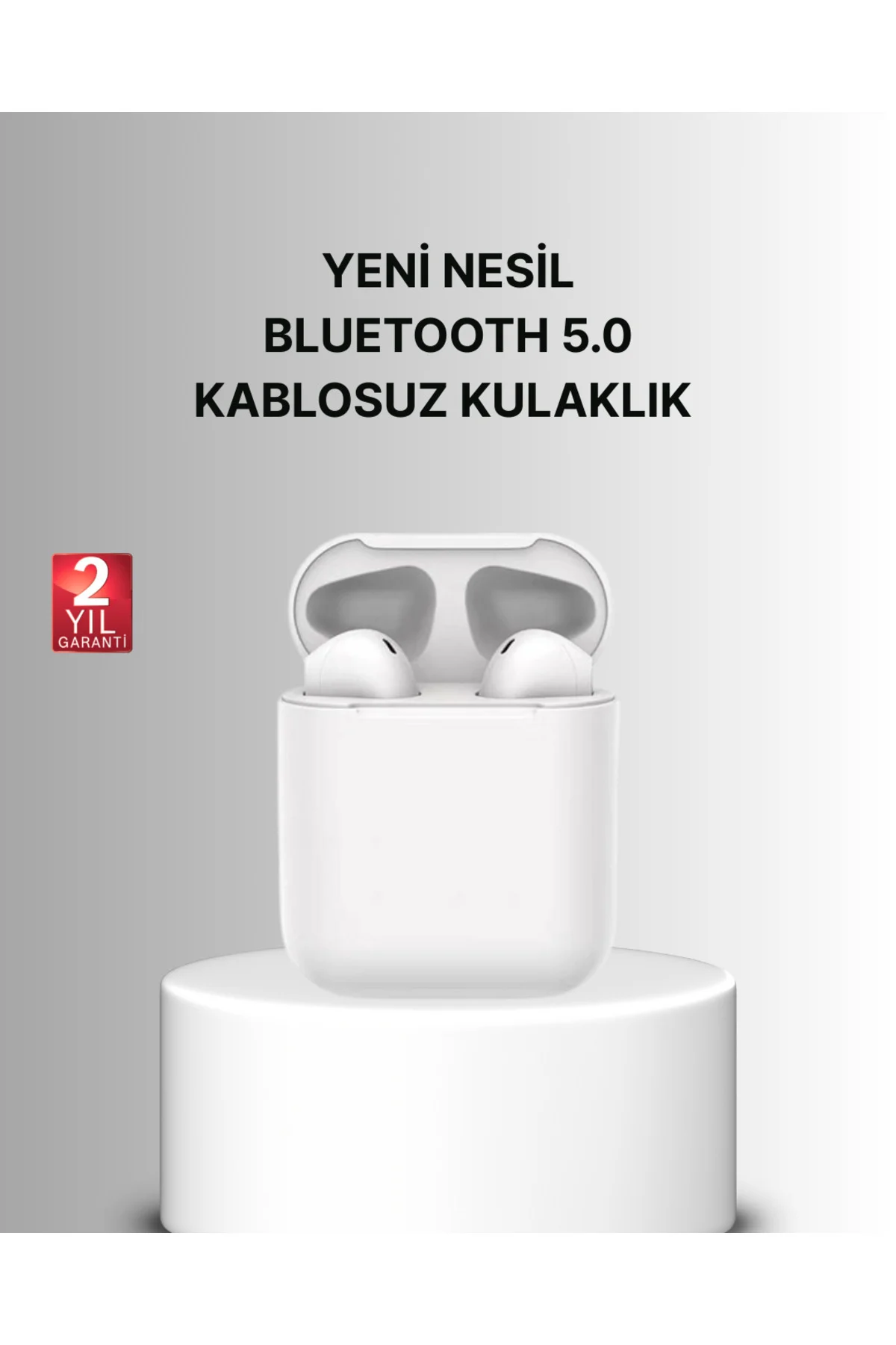 Dokunmatik Kontrollü 2. Nesil Bluetooth 5.0 Uzun Pil Ömürlü Kulak