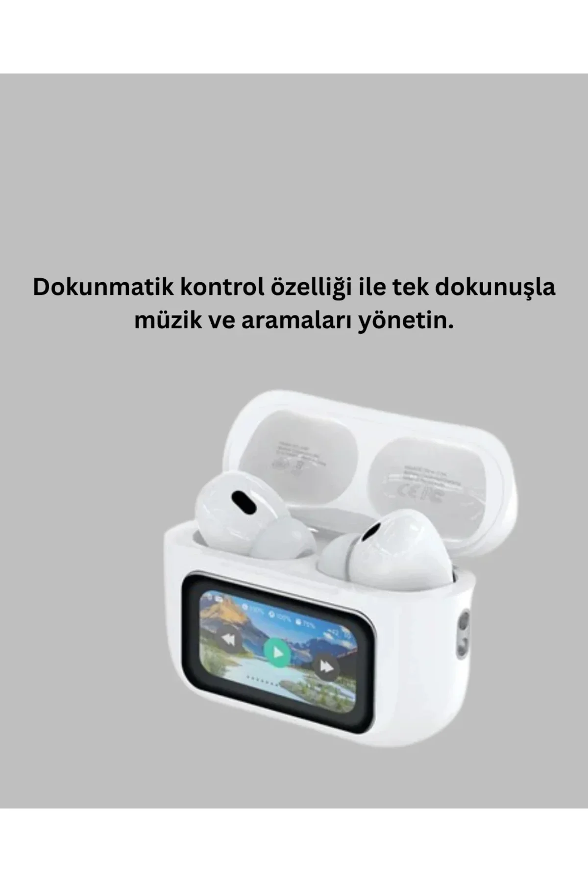 Dokunmatik Kontrollü Gürültü Önleyici Bluetooth Kulaklık Şarj Göstergeli Dokunmatik Kontrollü Gürültü Önleyici Bluetooth Kulaklık Şarj Göstergeli