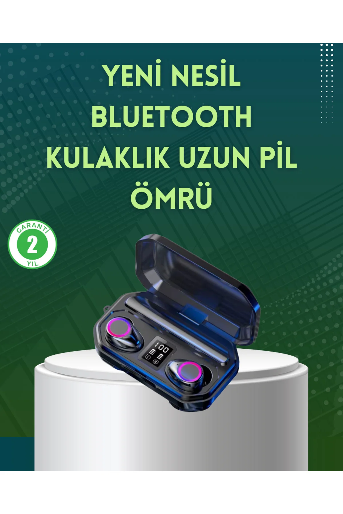 Dokunmatik Kontrollü Bluetooth Kulaklık – Gürültü Engelleme Özell