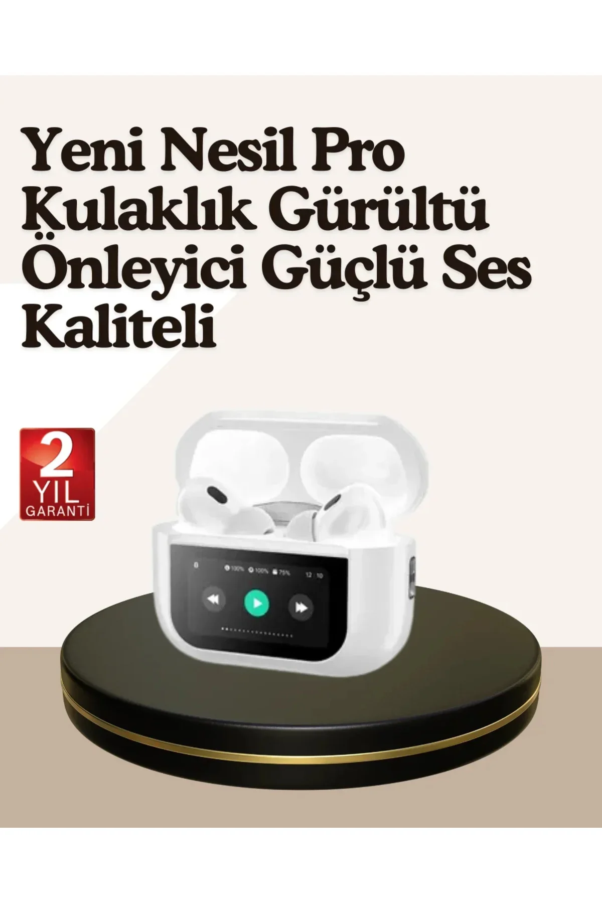 Dokunmatik Kontrollü Gürültü Önleyici Bluetooth Kulaklık Şarj Göstergeli Dokunmatik Kontrollü Gürültü Önleyici Bluetooth Kulaklık Şarj Göstergeli