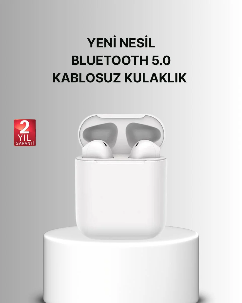 Dokunmatik Kontrollü 2. Nesil Bluetooth 5.0 Uzun Pil Ömürlü Kulaklık - Kablosuz Ses Keyfi