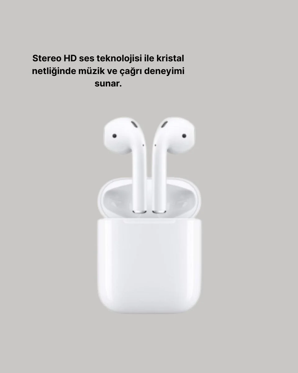 Dokunmatik Kontrollü 2. Nesil Bluetooth 5.0 Uzun Pil Ömürlü Kulaklık - Kablosuz Ses Keyfi
