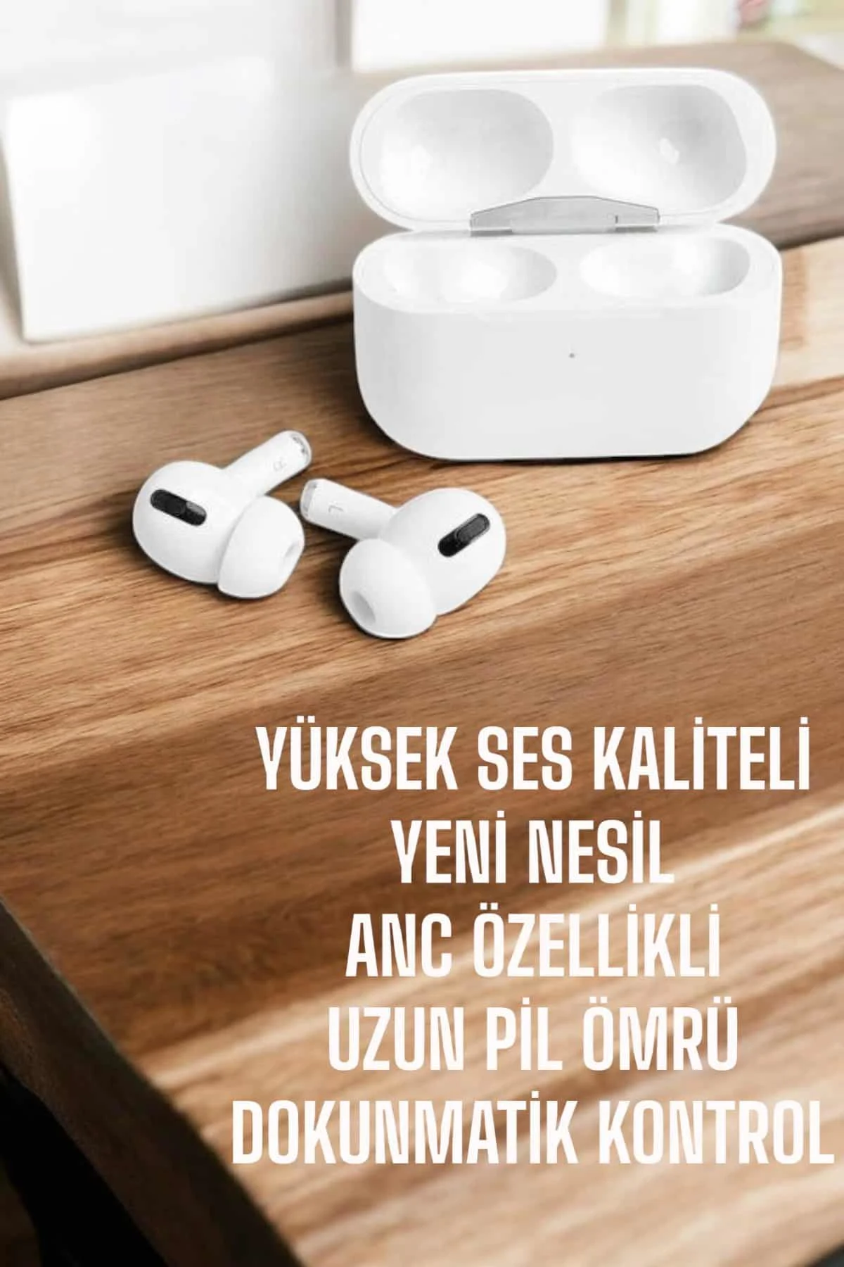 Dokunmatik Kontrollü Kablosuz Kulaklık iOS ve Android Uyumlu