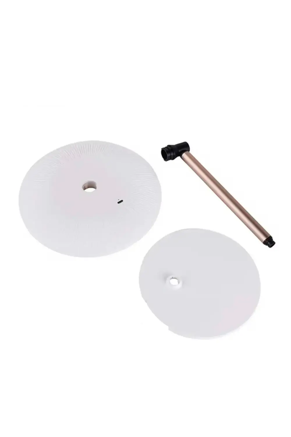 Dokunmatik led ışıklı yuvarlak 180° ayarlanabilir 3 farklı renk L