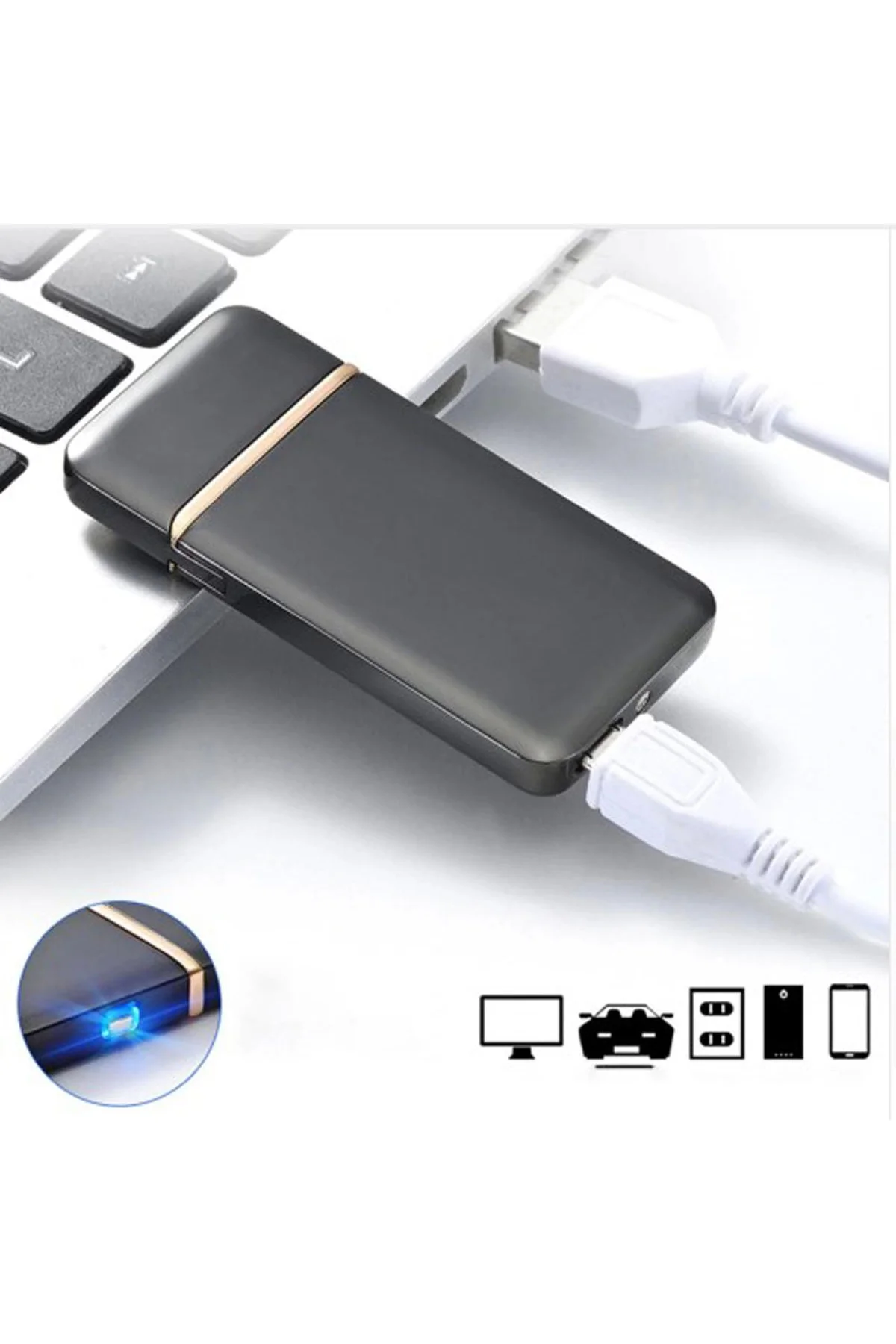 Dokunmatik Parmak İzli Usb Çakmak ( Lisinya )