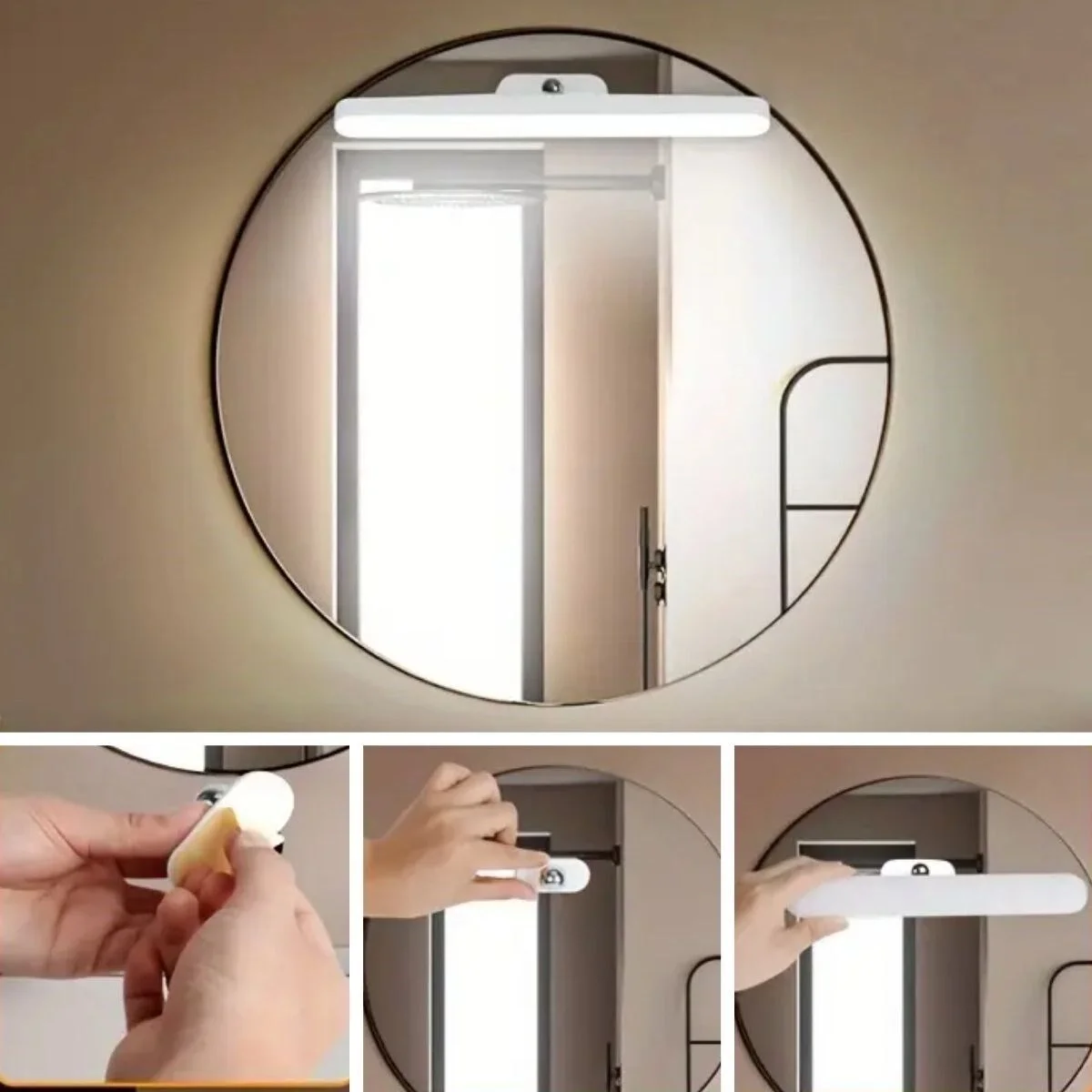 Dokunmatik USB İle Şarj Olabilen 27 cm Led Aydınlatma Makyaj Aynası Işığı