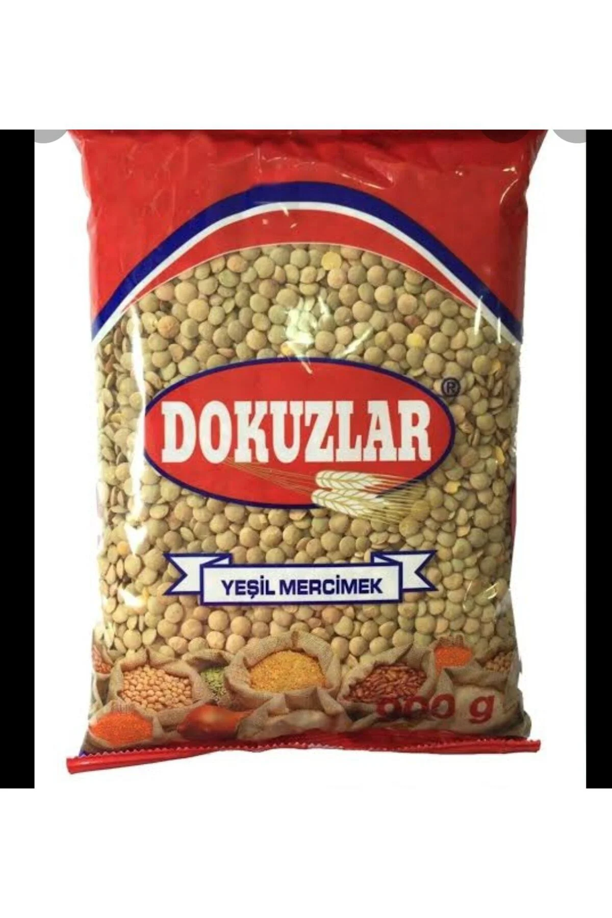 DOKUZLAR 1 KG YEŞİL MERCİMEK