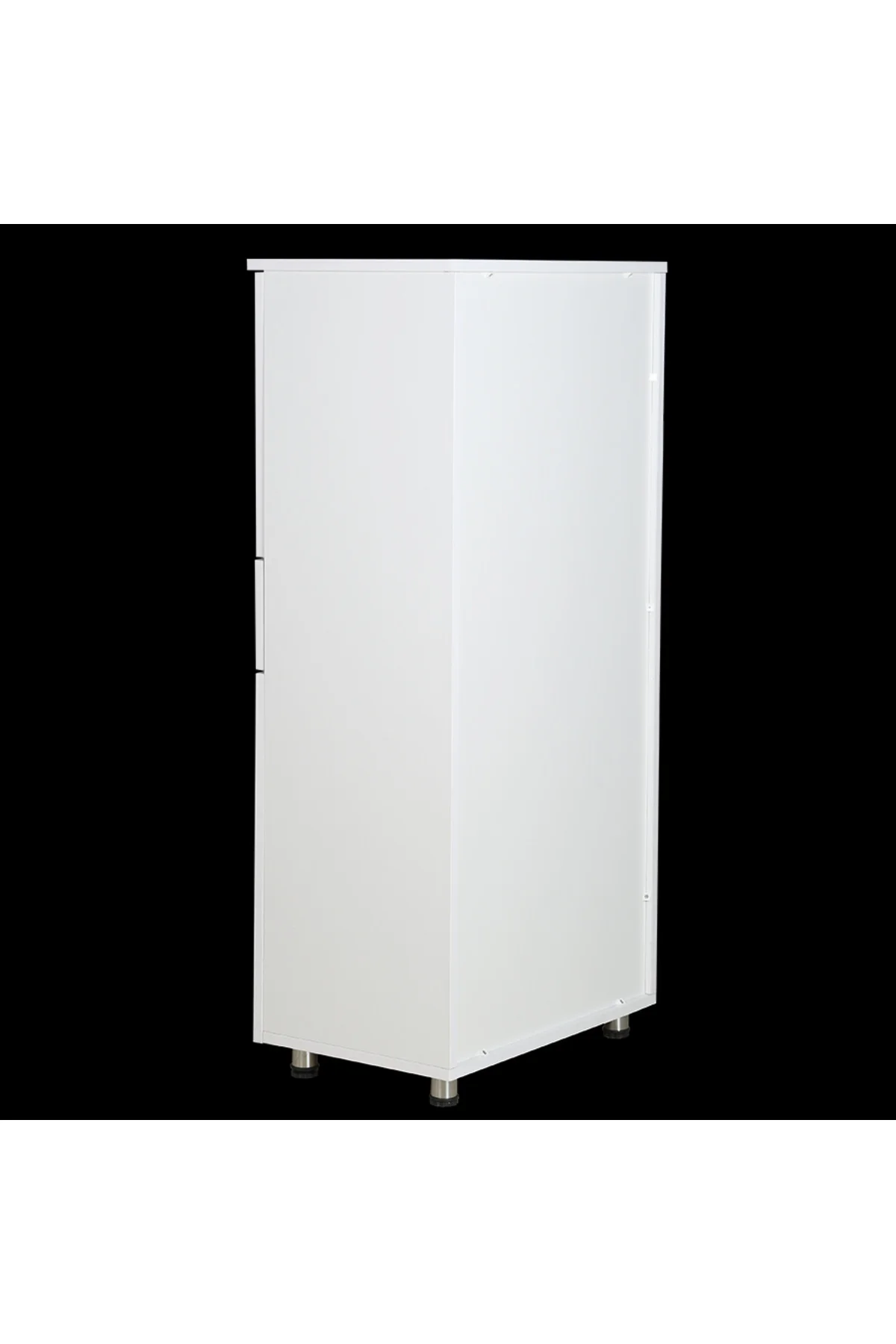 Dolap 12675 ST Çok Amaç 130cm Hard Parlak BEYAZ Suntalem1 Çekmc Kutu sevk El Yapı - Görsel 5