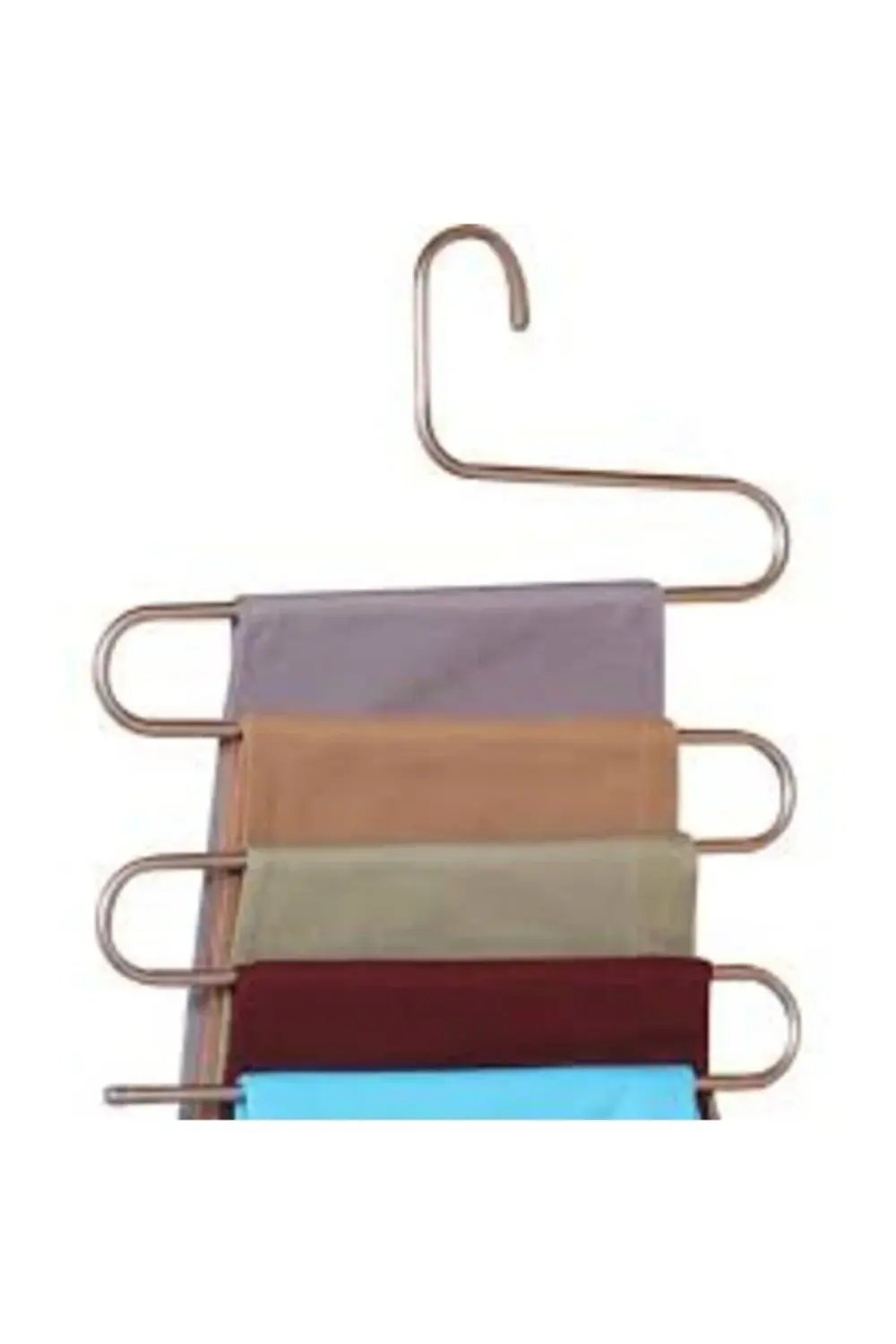Dolap Içi 5 Kat Katlı Pantolon Eşarp Şal Askısı
