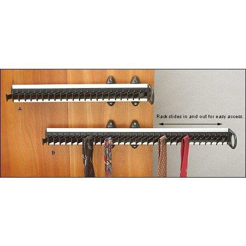 Dolap İçi Sürgülü Kravat Askısı 48cm
