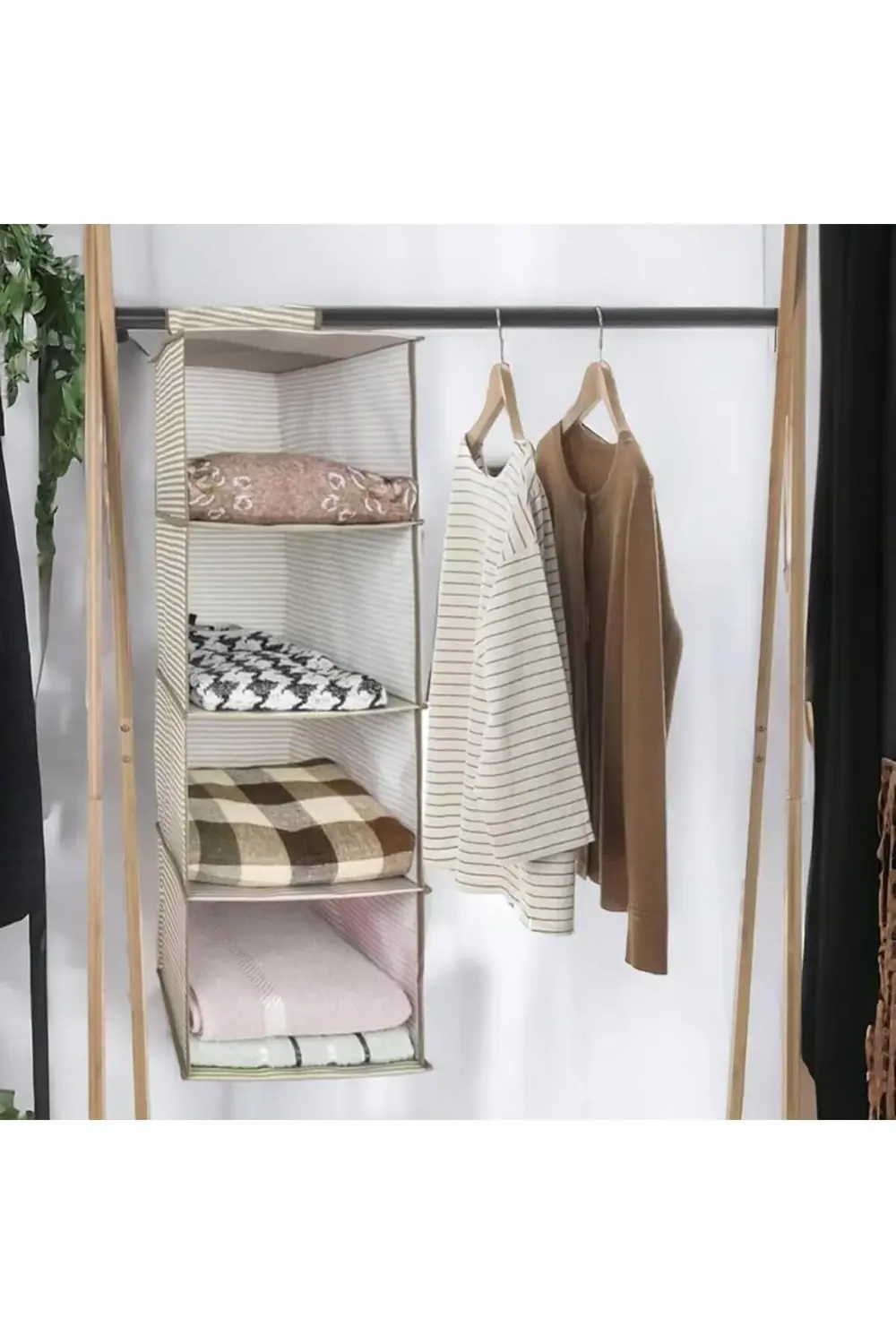 Dolap içi/Çekmece/Bavul Düzenleyici Fonksiyonel Akordiyon Aç Kapa