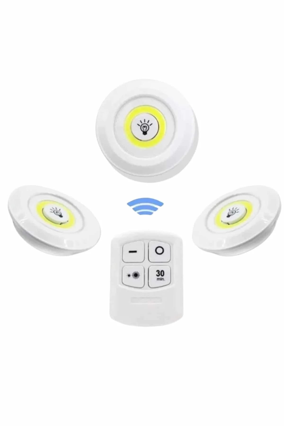 Dolap Işığı Mutfak Rafı Işığı Uzaktan Kumandalı 3 Lü Spot Led Lamba Fiyatı, Yorumları ve Özellikleri