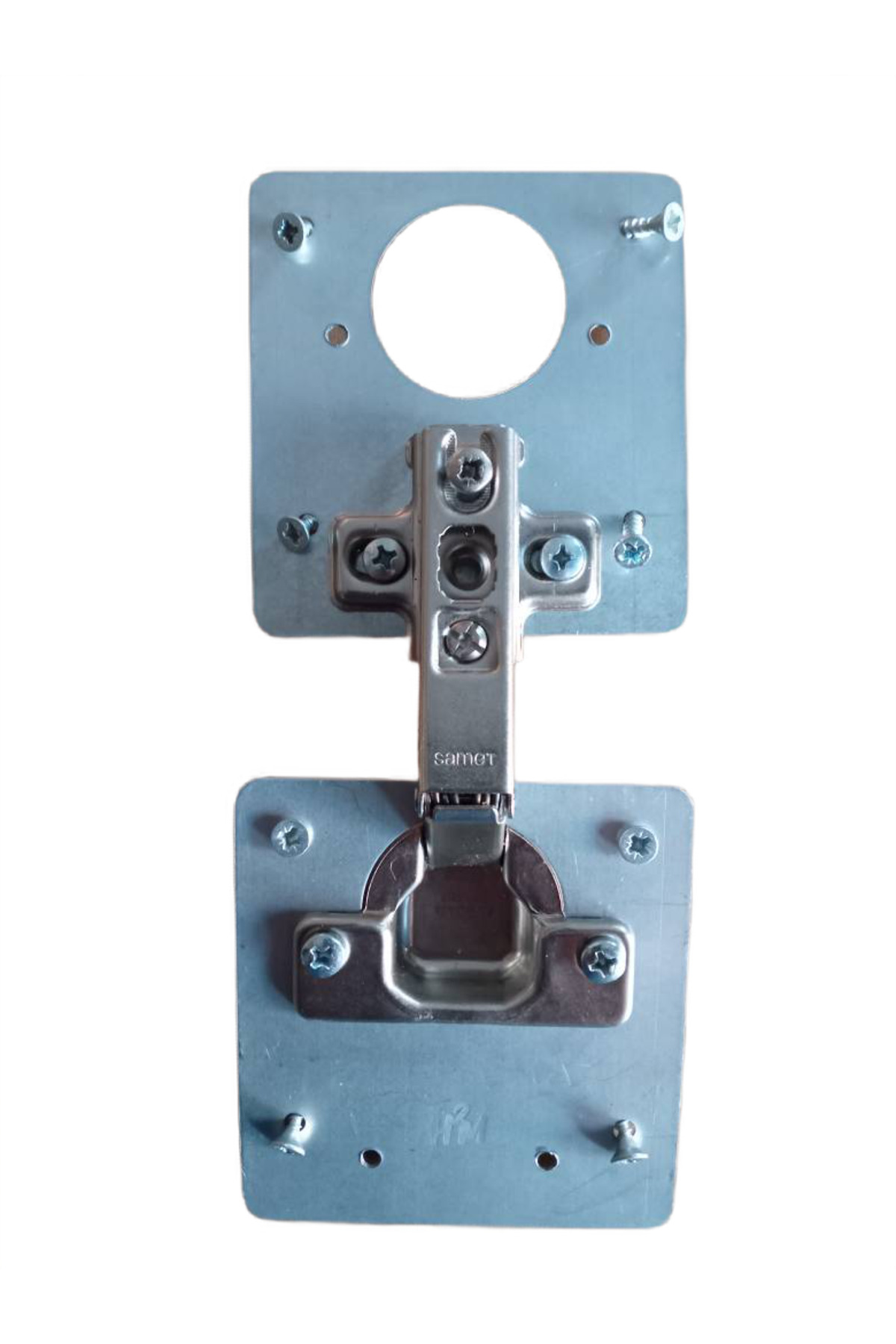 Diril Yapı Market Dolap Kapağı Menteşe Tamir Sacı 4 Adet (Vida Dahil) - Mobilya Men