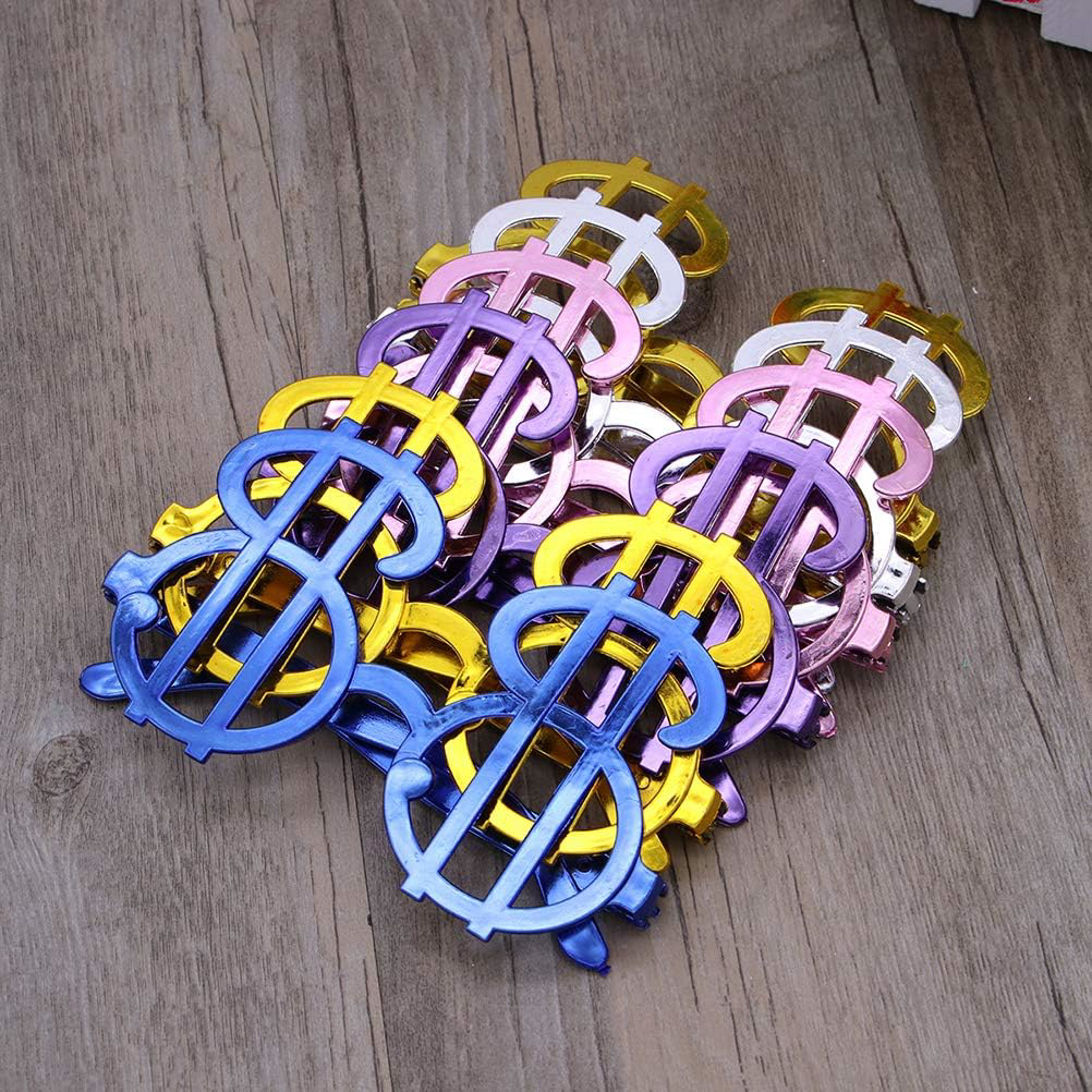 Just Cheap Store Dolar Şekilli Metalize Parti Gözlüğü 6 Adet (4741)