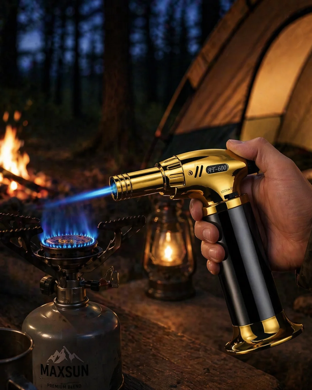 Doldurulabilir Pürmüz Çakmak Alev Ayarlı Mutfak Barbekü Torch