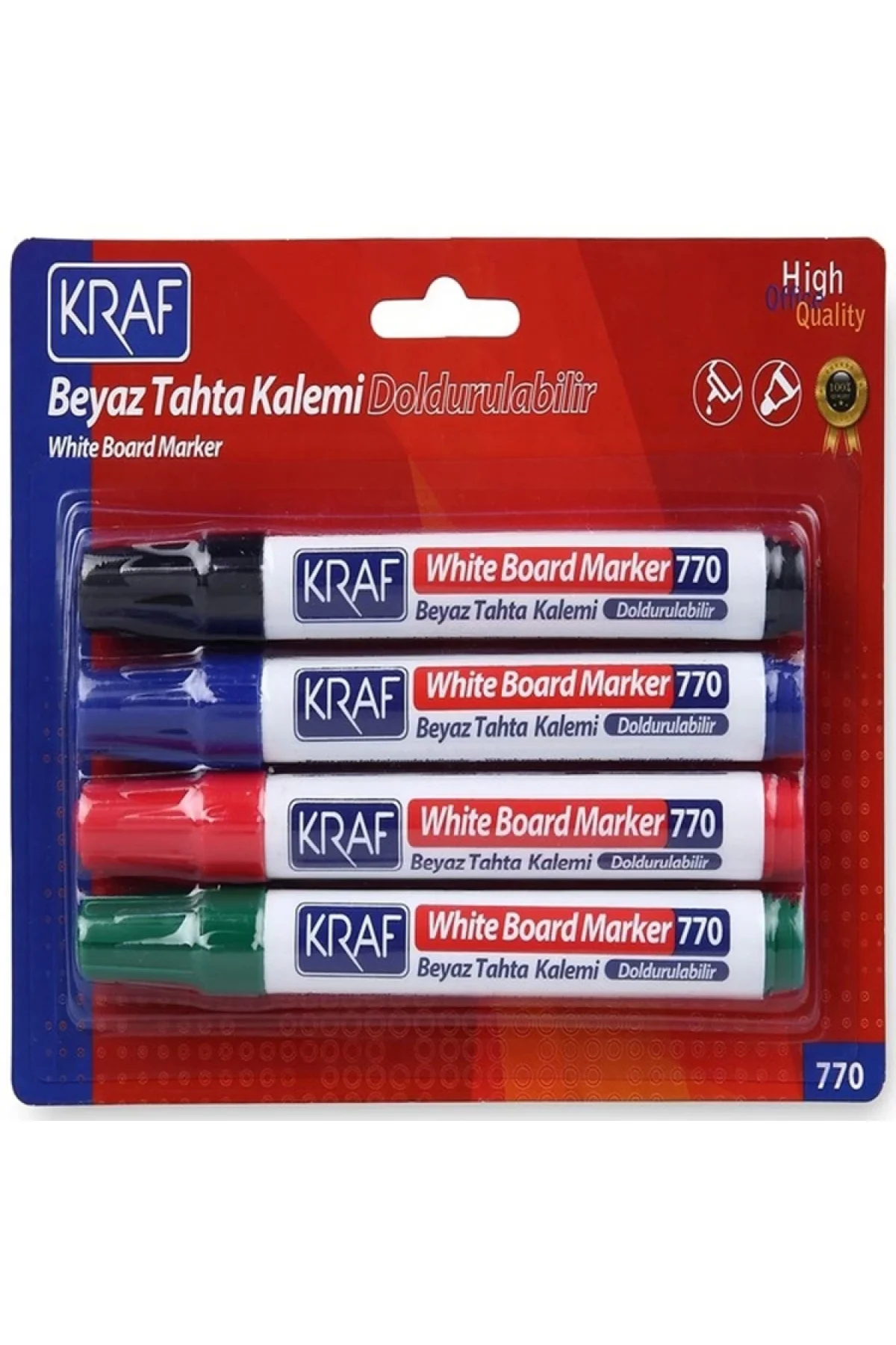 DOLDURULABİLİR TAHTA KALEMİ 4'LÜ SET 770-4
