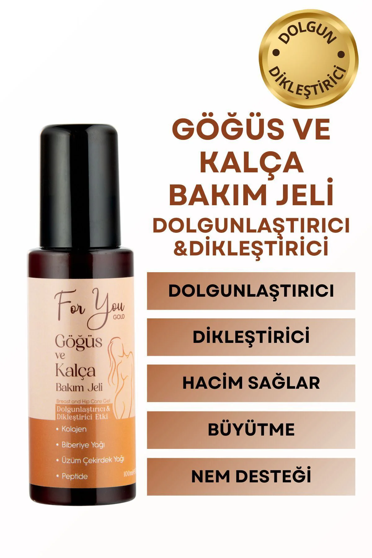 Dolgunlaştırıcı, Dikleştirici Göğüs Ve Kalça Büyütmeye Yardımcı B
