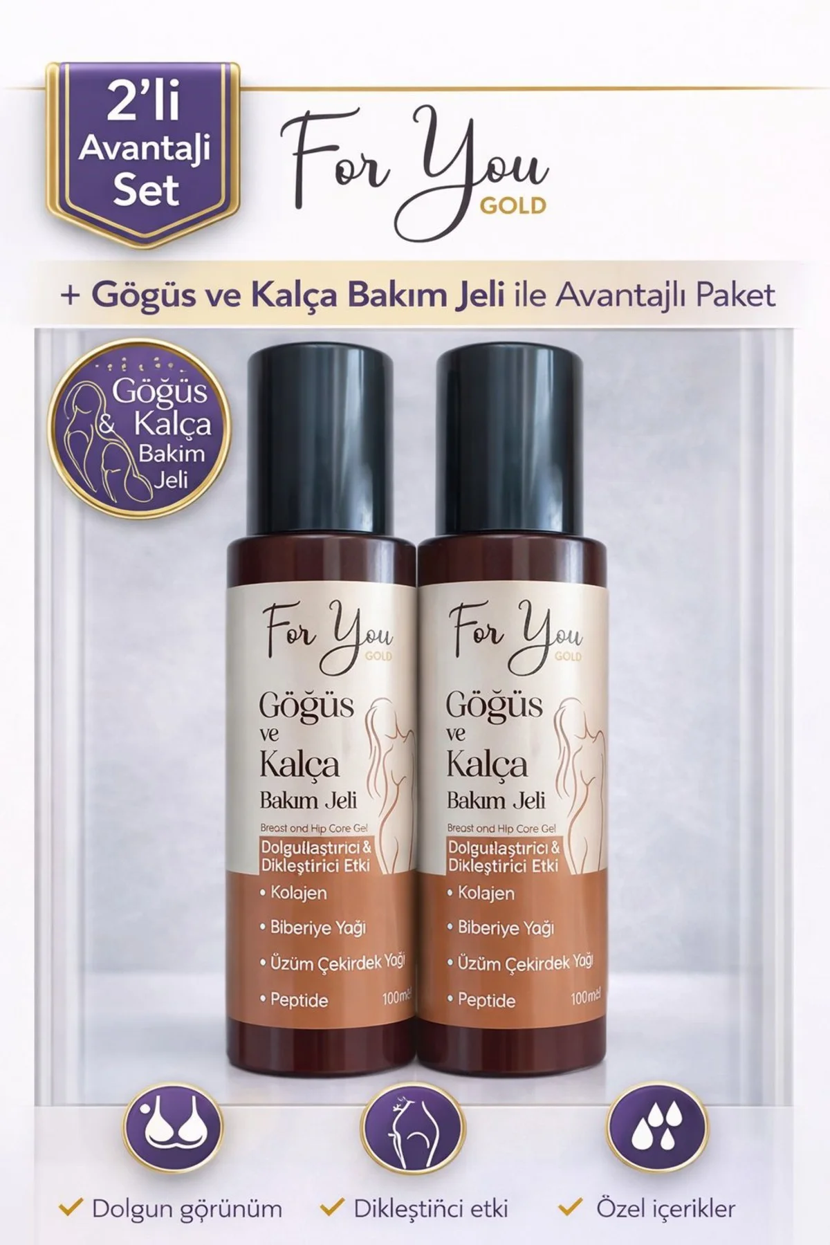 Dolgunlaştırıcı, Dikleştirici Göğüs Ve Kalça Büyütmeye Yardımcı B