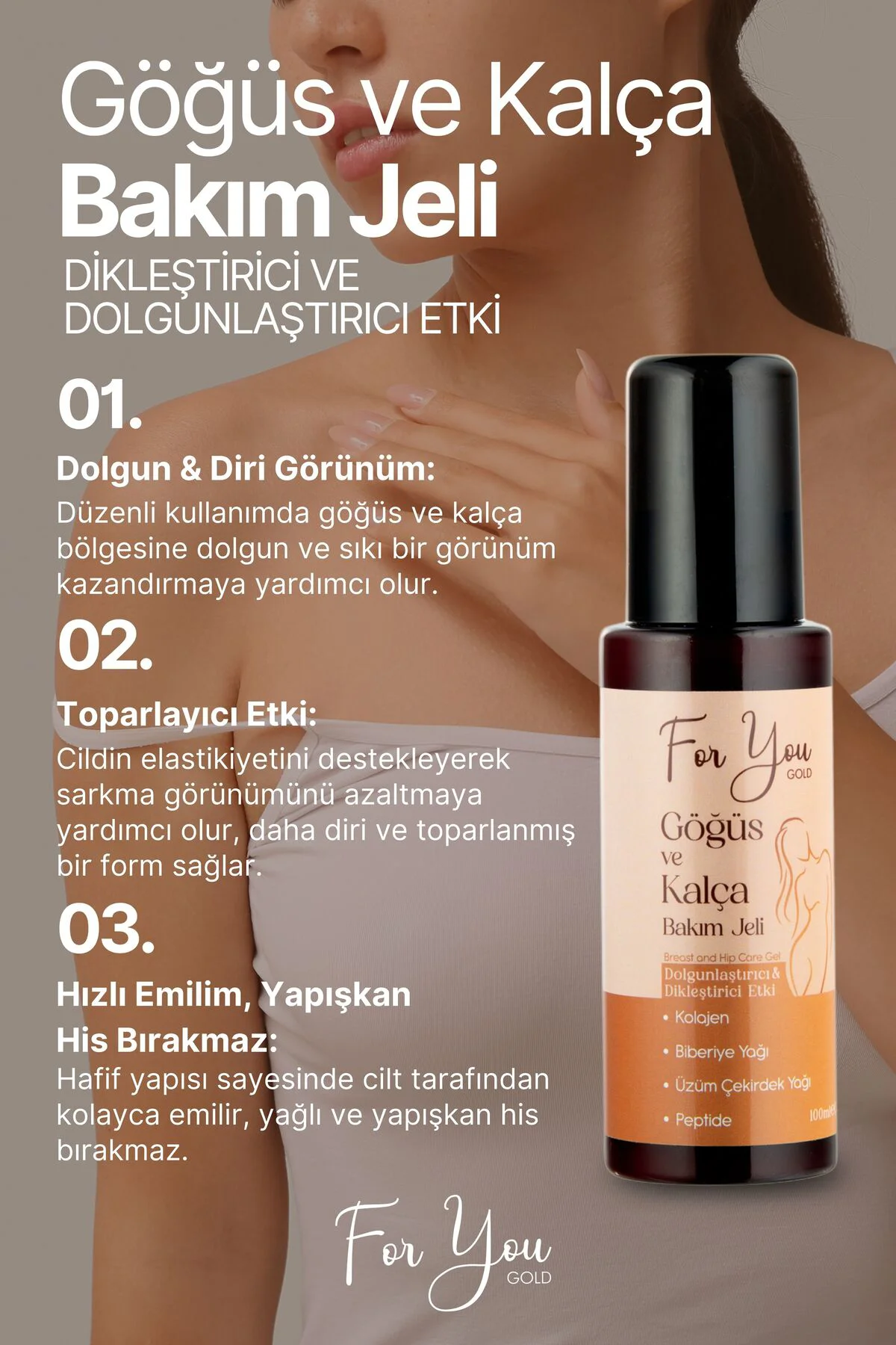 Dolgunlaştırıcı, Dikleştirici Göğüs Ve Kalça Büyütmeye Yardımcı B