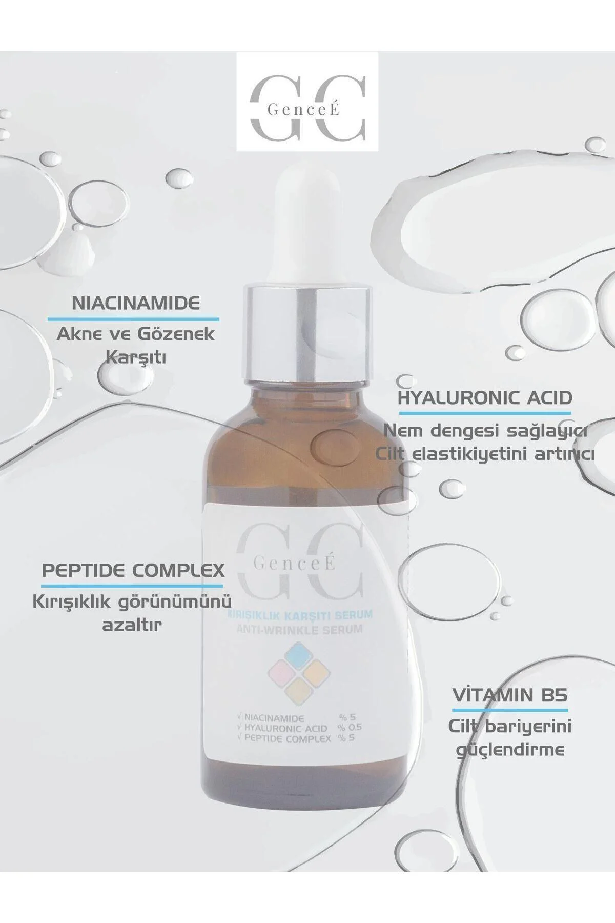 Dolgunlaştırıcı Ve Kırışıklık Karşıtı Hyalüronik Asit Serum (%5 P