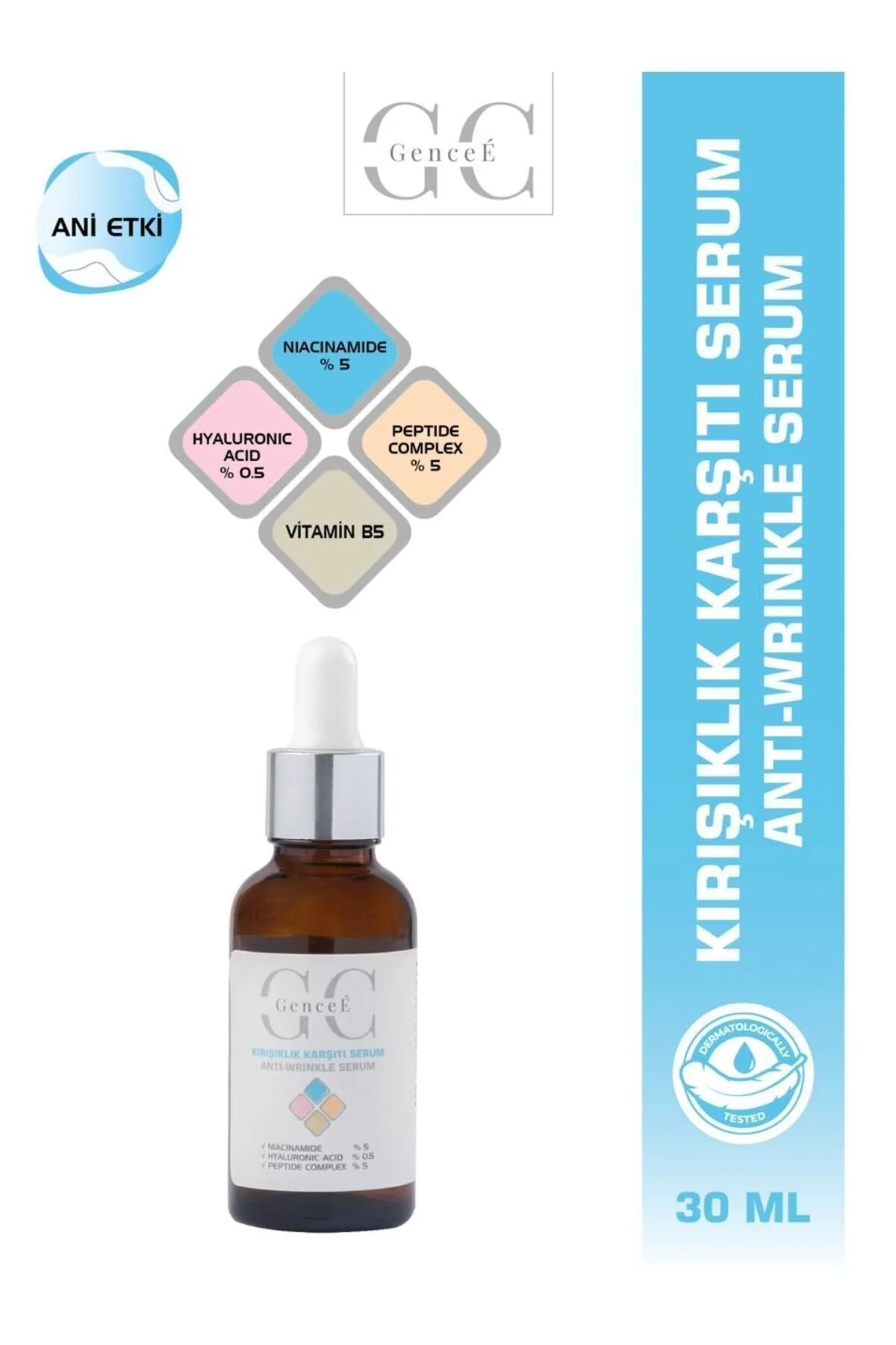 Dolgunlaştırıcı Ve Kırışıklık Karşıtı Hyalüronik Asit Serum (%5 P