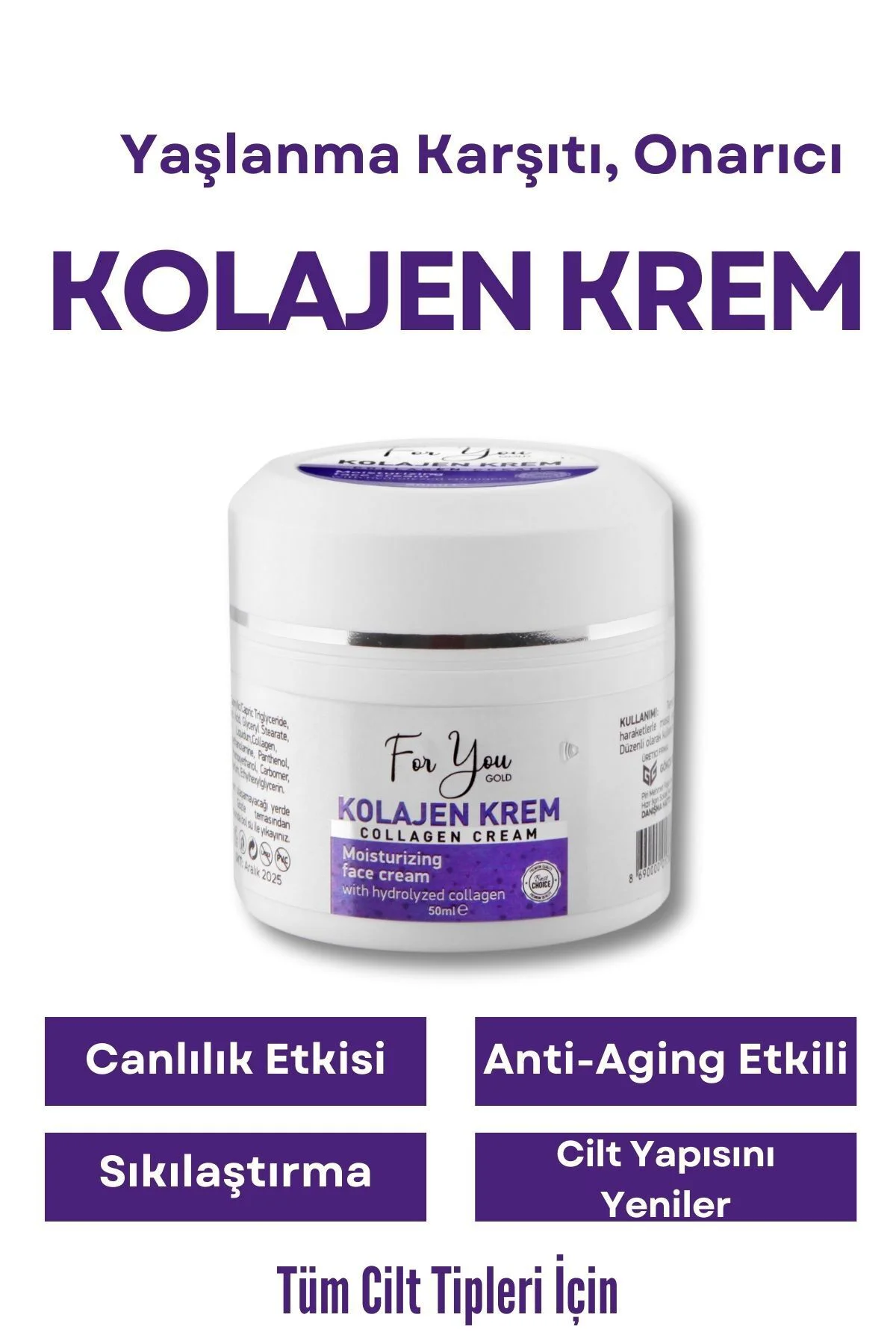 Dolgunlaştırıcı, Yaşlanma Ve Kırışıklık Karşıtı Anti-aging Etkili