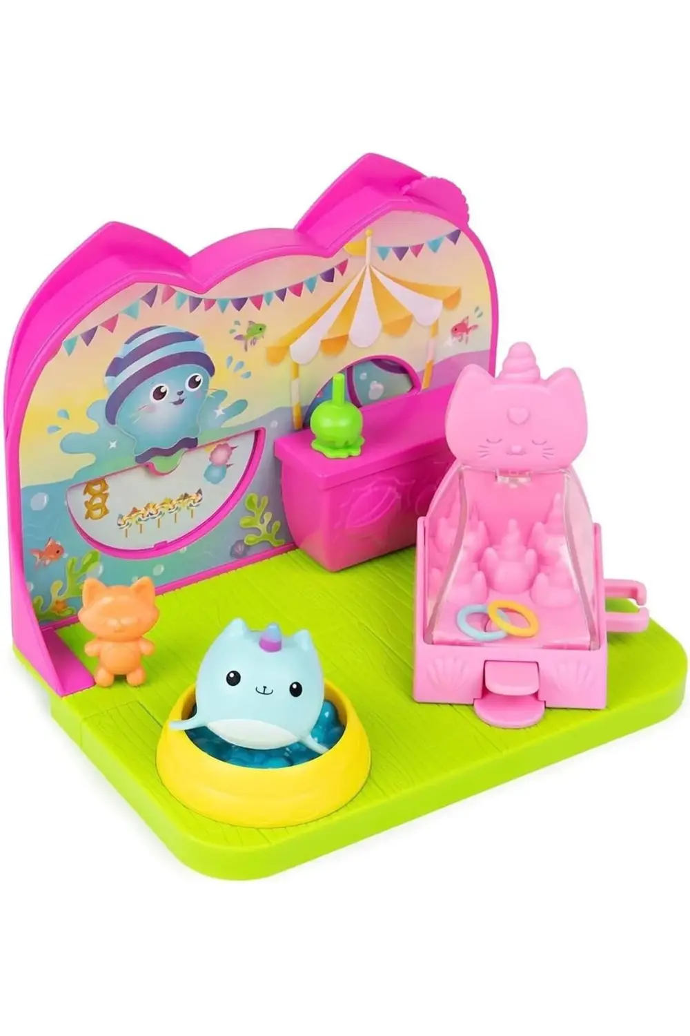 Dollhouse Room oyun seti, yavru deniz gergedanı, mobilya parçalar