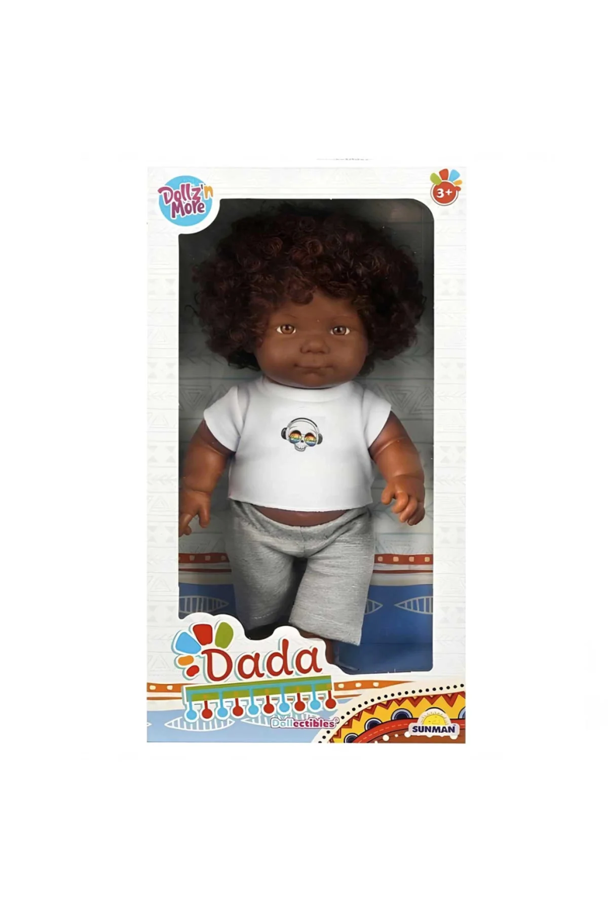 Dollz'n More Dada Kıvırcık Saçlı Bebek 60 cm