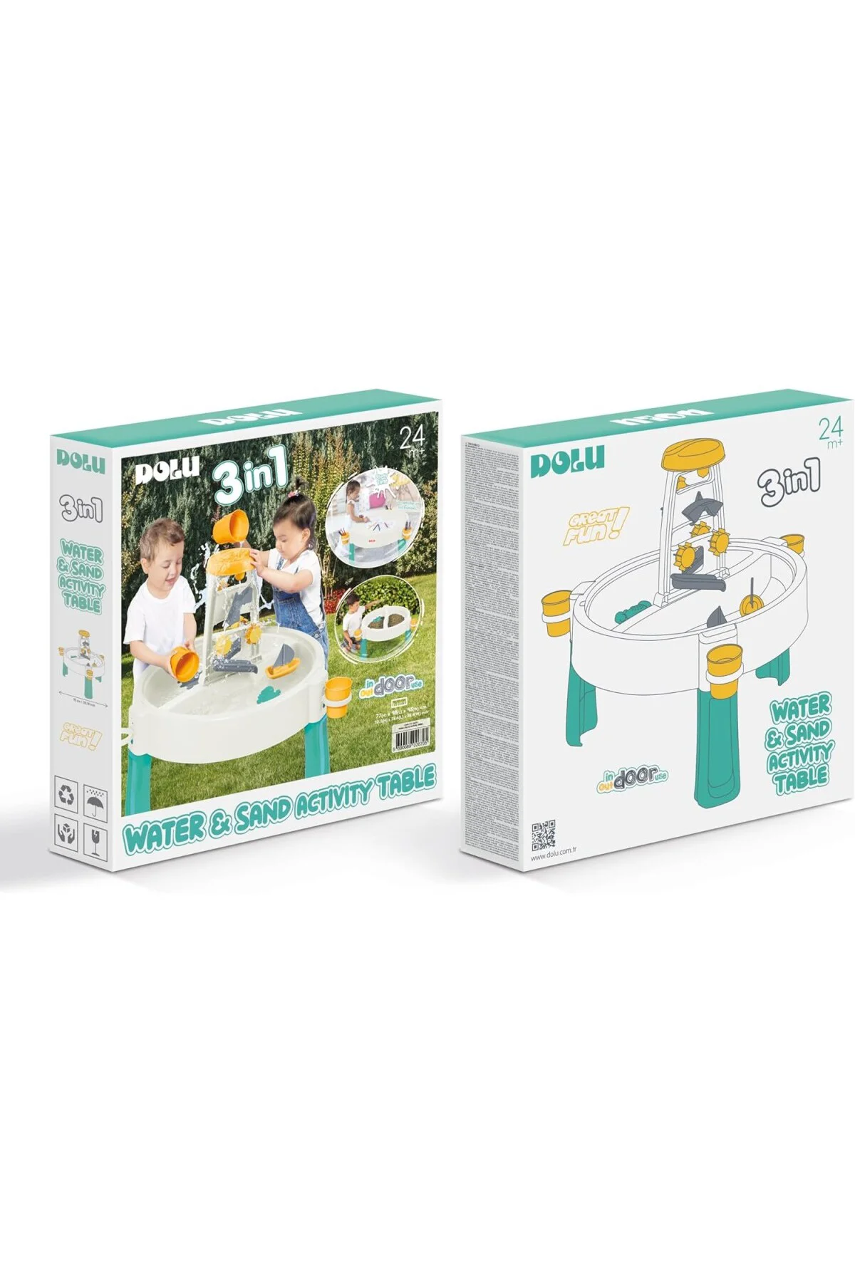 Dolu Su Ve Kum Aktivite Masası Yeşil 2670