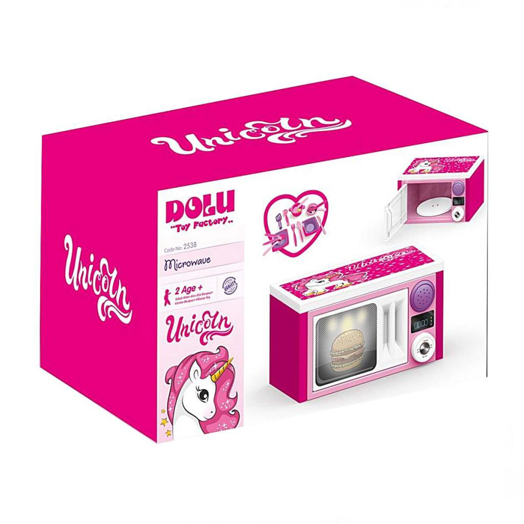 Dolu Unicorn Sesli Pembe Mikrodalga Fırın Dolu Unicorn Sesli Pembe Mikrodalga Fırın