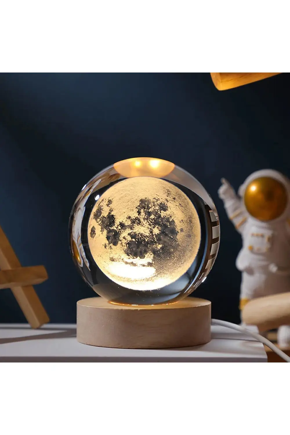 Kanonik Education Dolunay Tasarımlı İşıklı Cam Küre