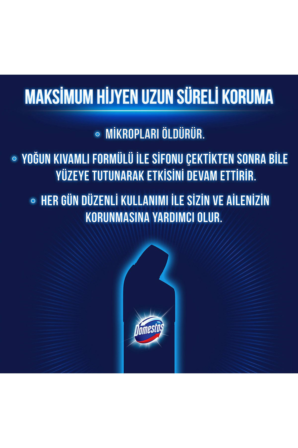 Domestos  Çamaşir Suyu Yoğun Kivamli Okaliptus Ferahliği 750 Ml 6 