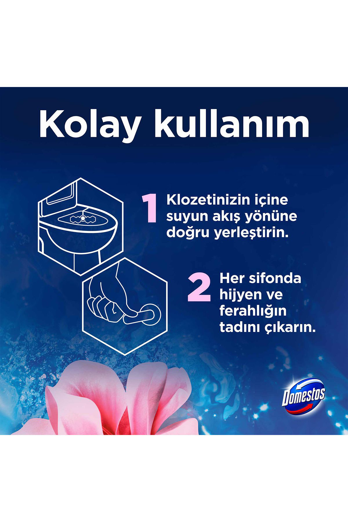 Domestos Tuvalet Bloğu 100 G Çam Ormanı 100 X1 Manolya Buketi 100