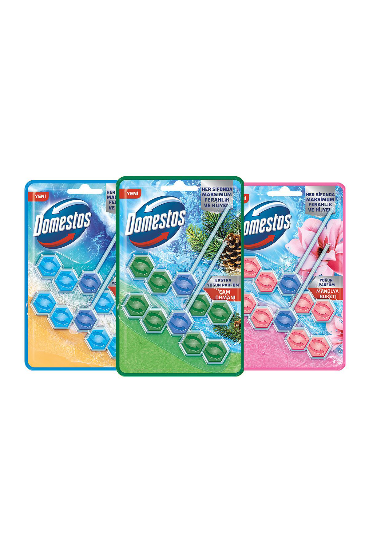 Domestos Tuvalet Bloğu 100 G Çam Ormanı 100 X1 Manolya Buketi 100