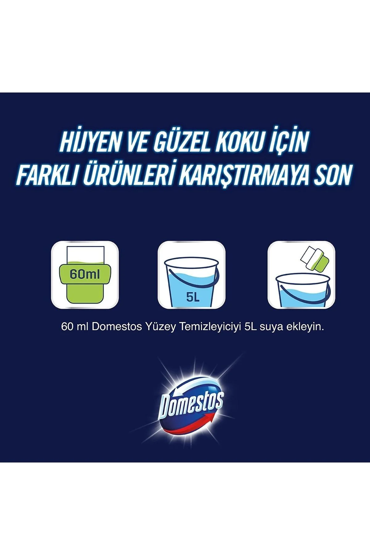 Domestos Yüzey Temizleyici Okyanus Maksimum Hijyen Tüm Yüzeyler I