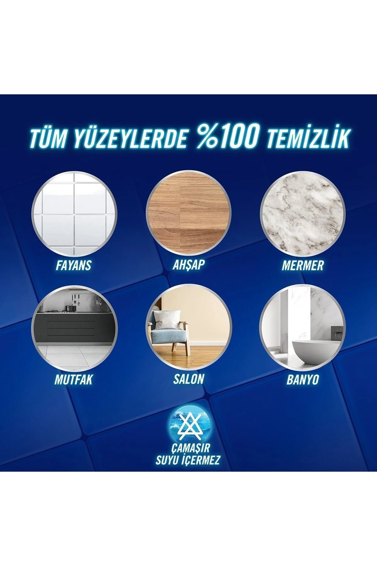 Domestos Yüzey Temizleyici Çam Maksimum Hijyen Tüm Yüzeyler Için 