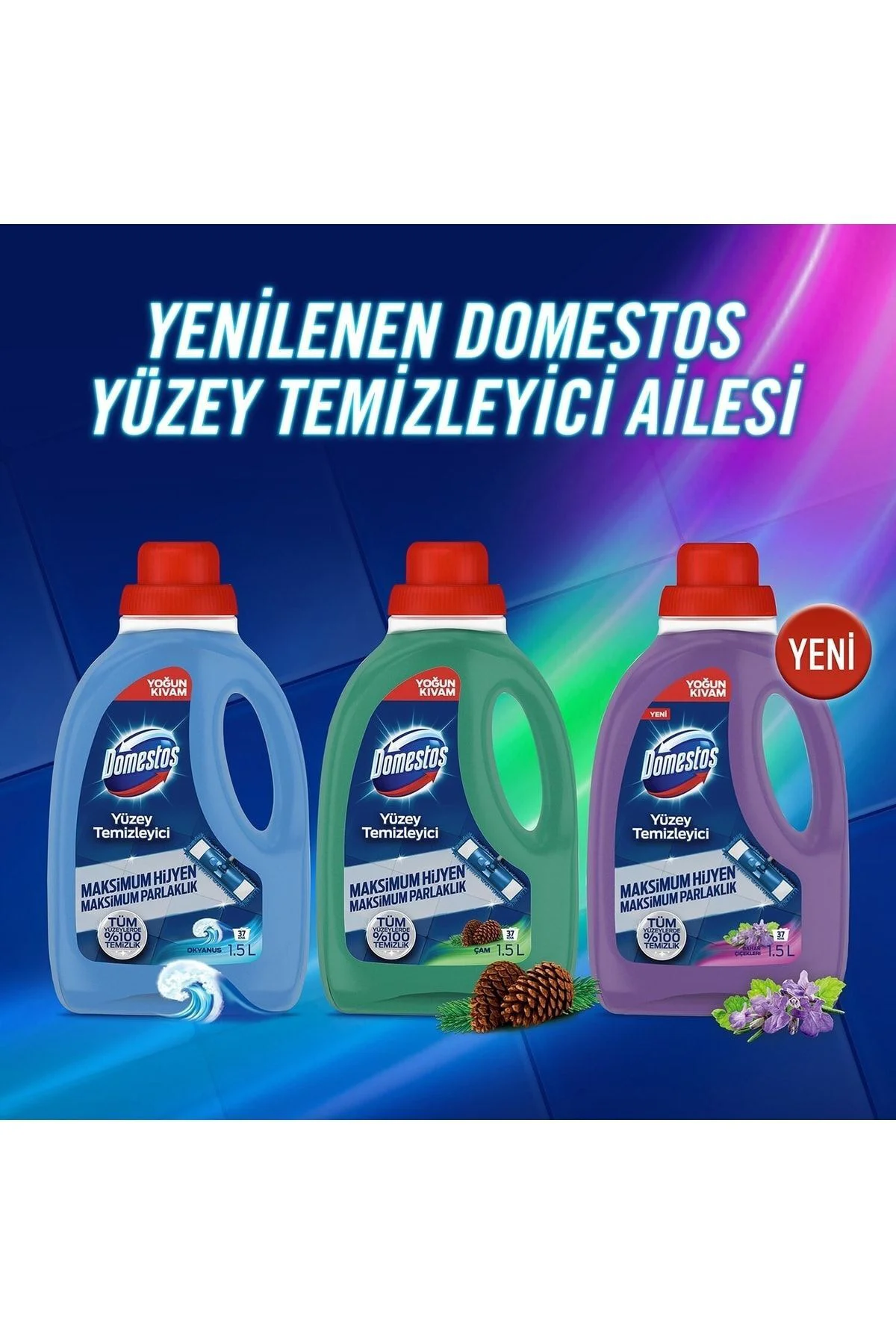 Domestos Yüzey Temizleyici Okyanus Maksimum Hijyen Tüm Yüzeyler I