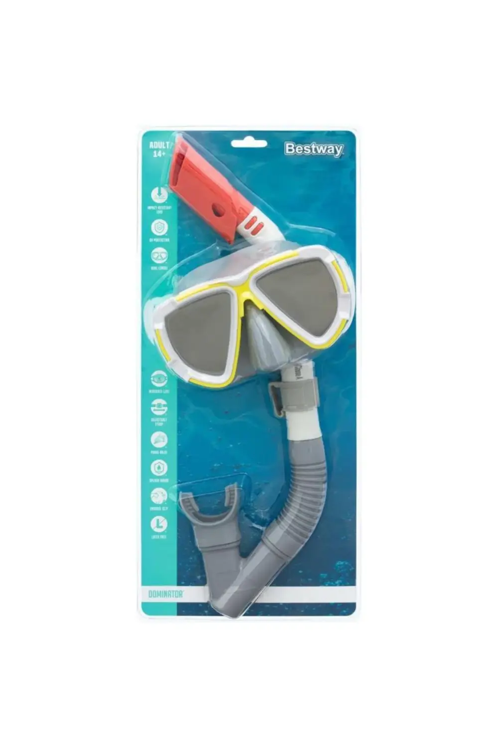 Dominator 2 Aynalı Maske Snorkel Set - 24053
