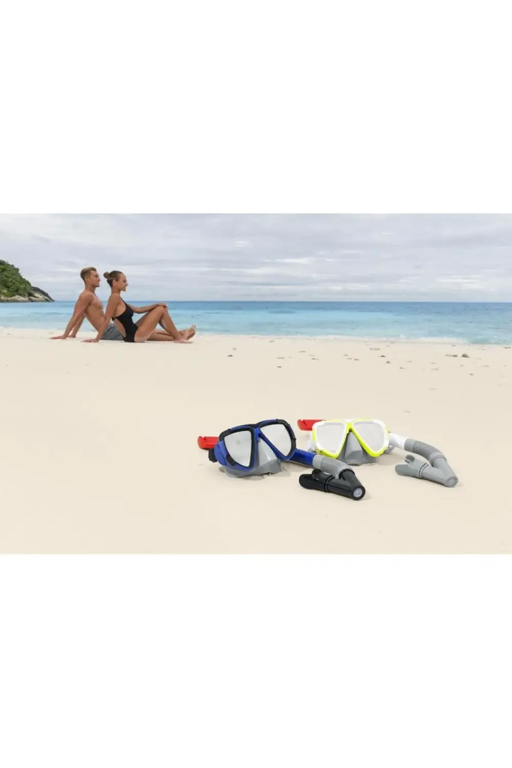 Dominator 2 Aynalı Maske Snorkel Set - 24053