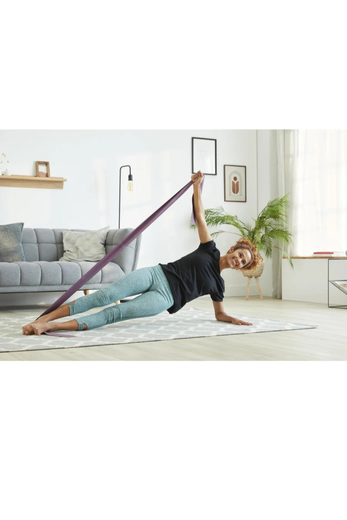 Domyos Pilates Bandı - Zor - 4 kg - Siyah - 100 ,,,,