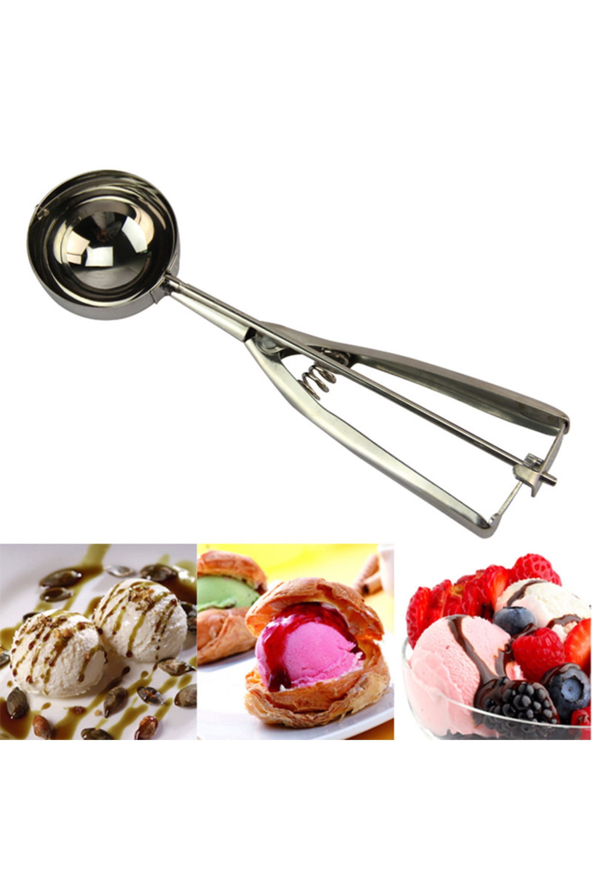 Ok Aksesuar Dondurma Kaşığı - Karpuz Dondurma Kaşığı Go50604174350