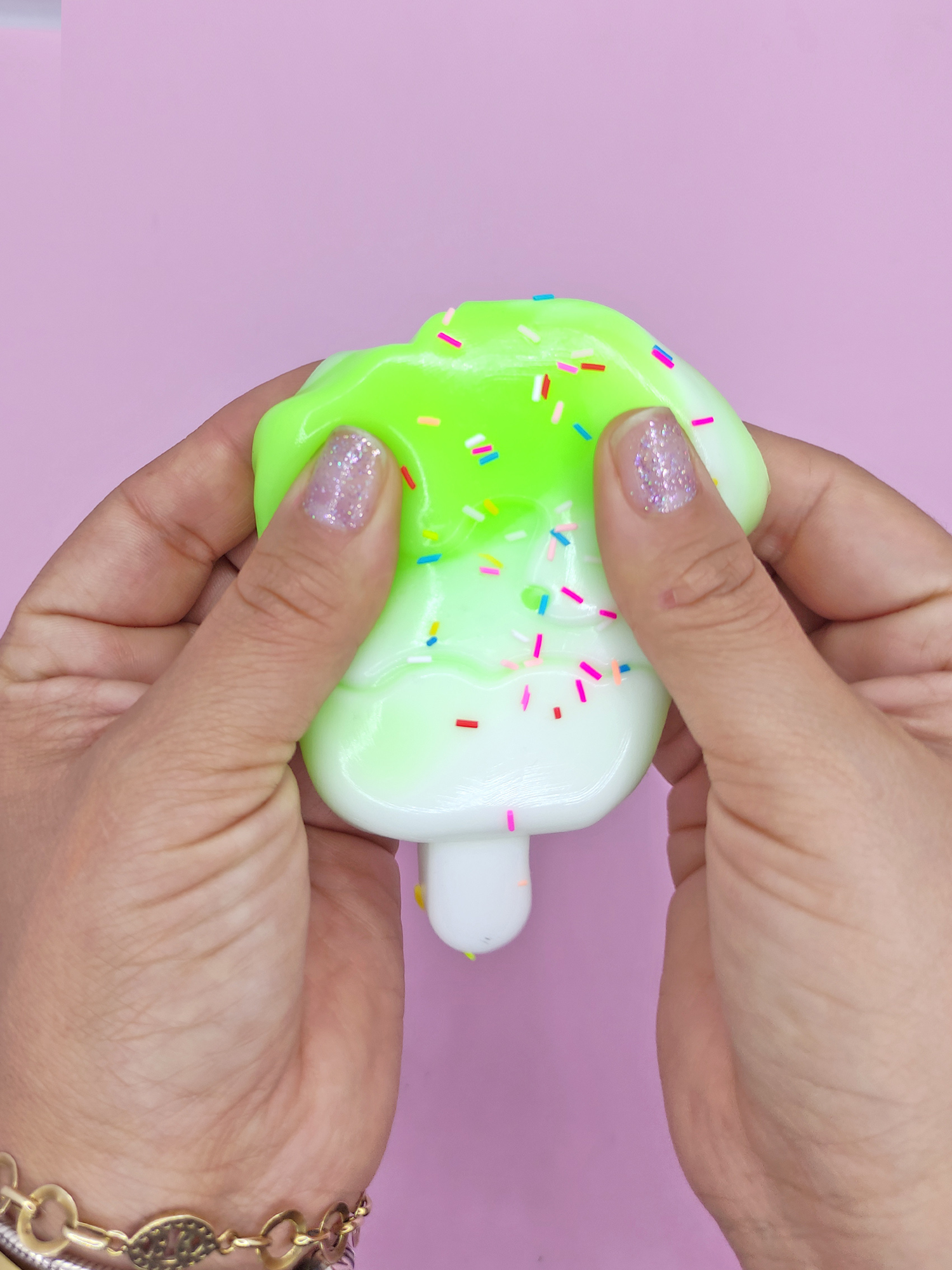 Limmy Dondurma Squishy Pullu Yumuşacik (5,5X10 Cm) Sukuşi - Yeşil