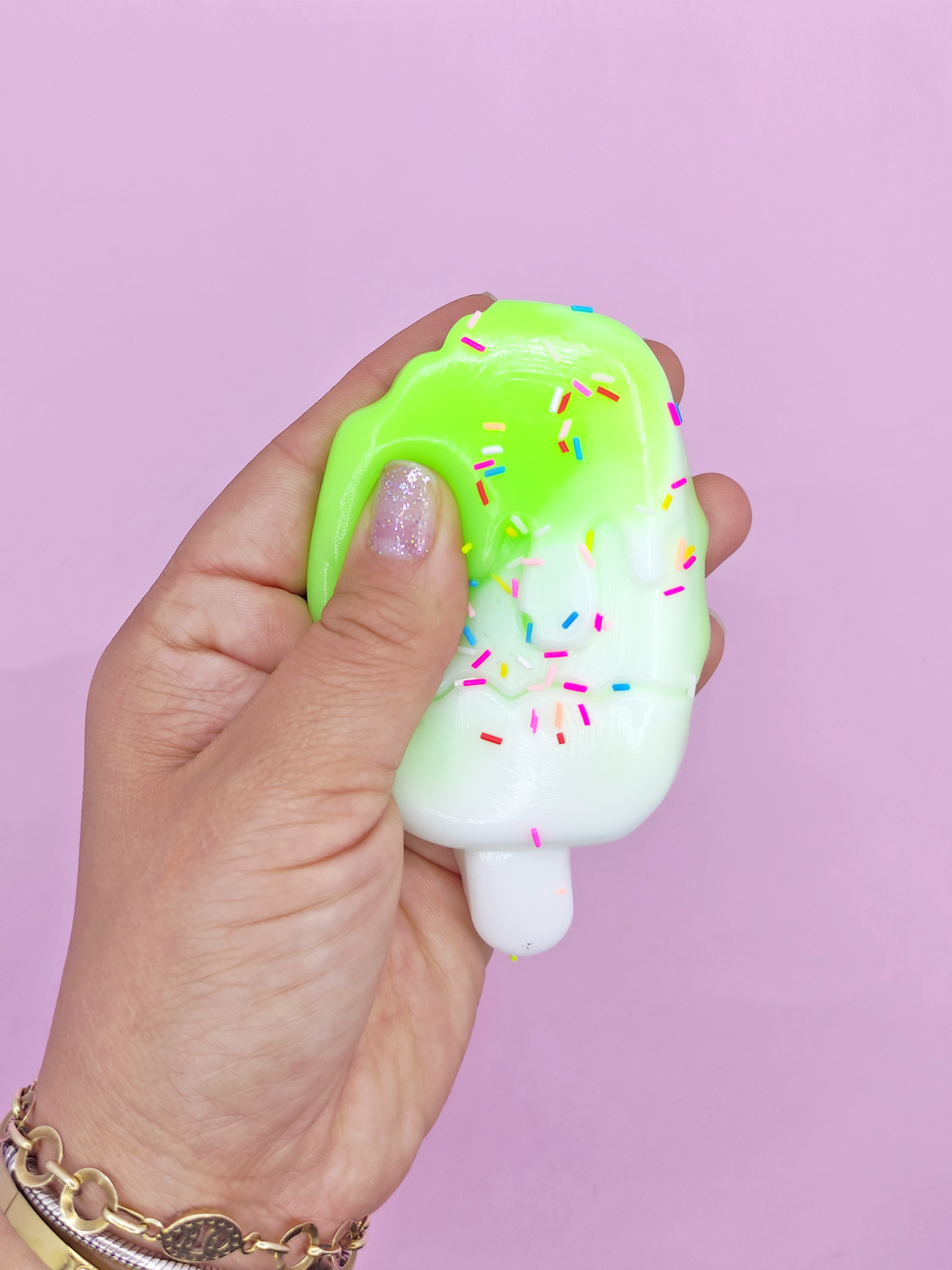 Limmy Dondurma Squishy Pullu Yumuşacik (5,5X10 Cm) Sukuşi - Yeşil