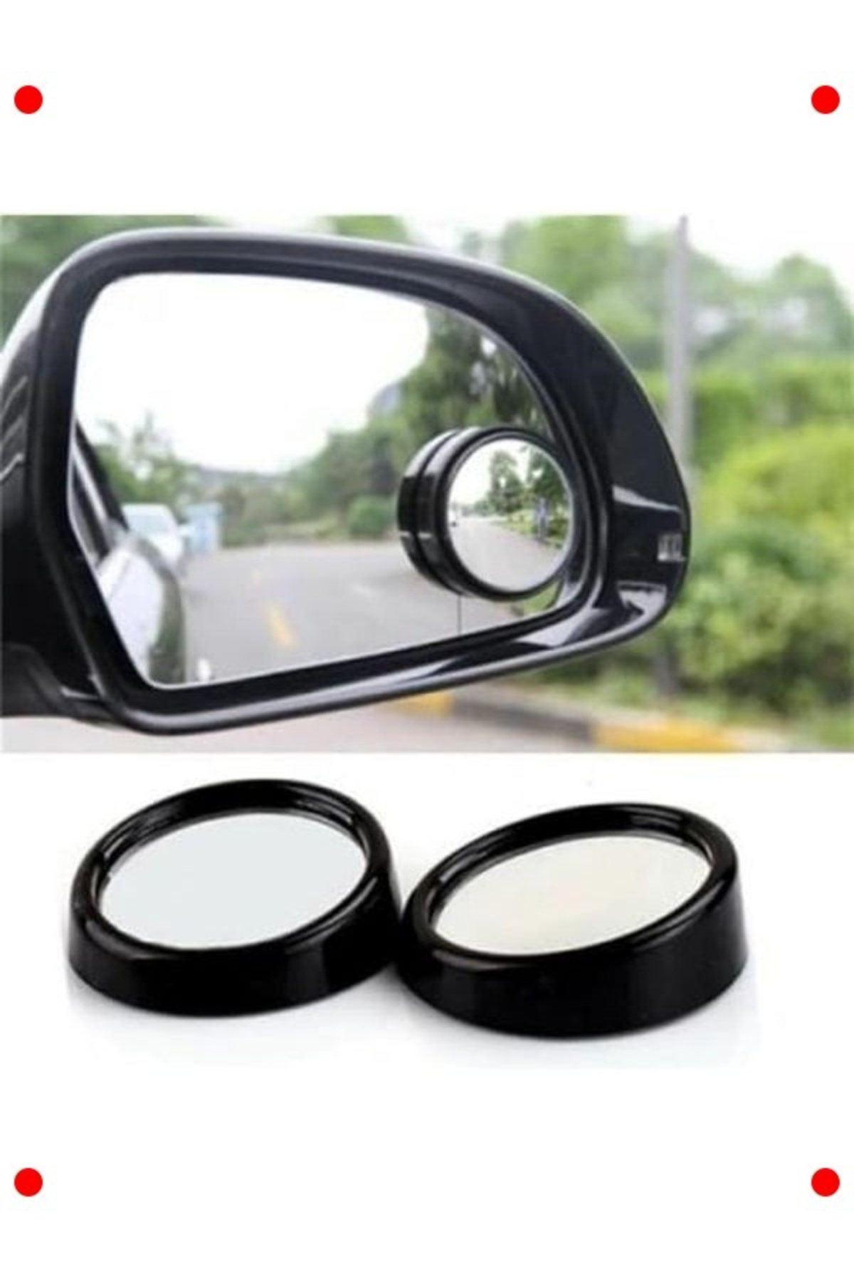 Dönebilen Ayarlı Araç Kör Nokta Aynası (2'li)