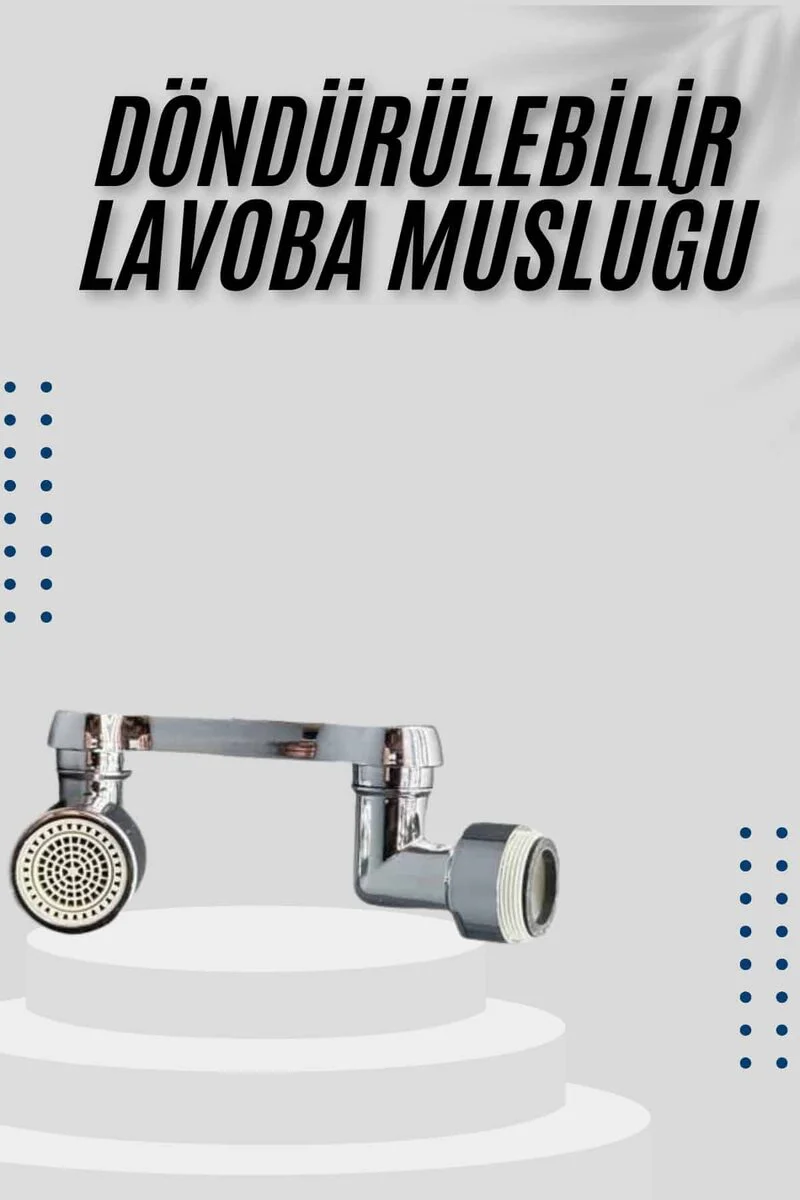Dönebilen Musluk Başlığı - Akrobat Mutfak ve Banyo İçin Oynar Başlıklı Hijyenik Çözüm