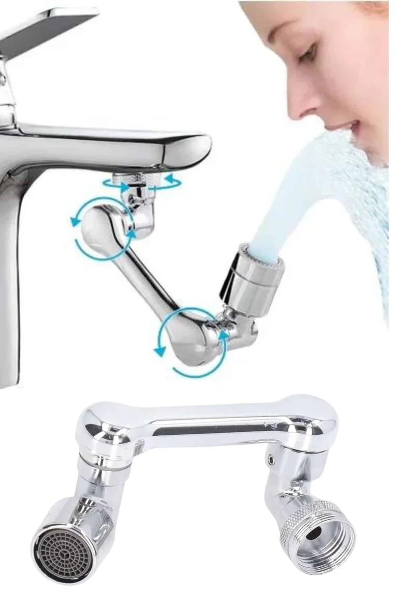 Dönebilen Musluk Başlığı - Akrobat Mutfak ve Banyo İçin Oynar Başlıklı Hijyenik Çözüm
